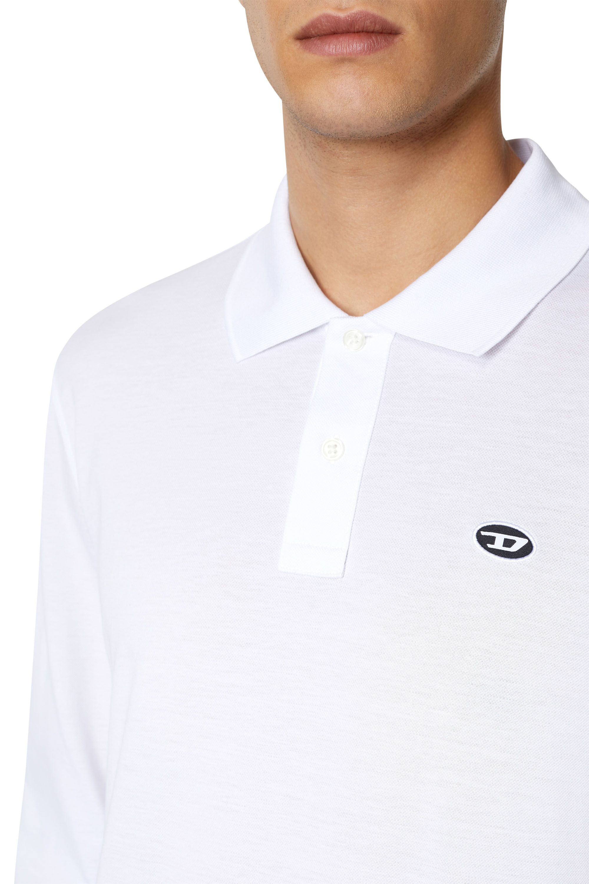 T-SMITH-LS-DOVAL-PJ Man: Long-sleeve polo shirt | Diesel