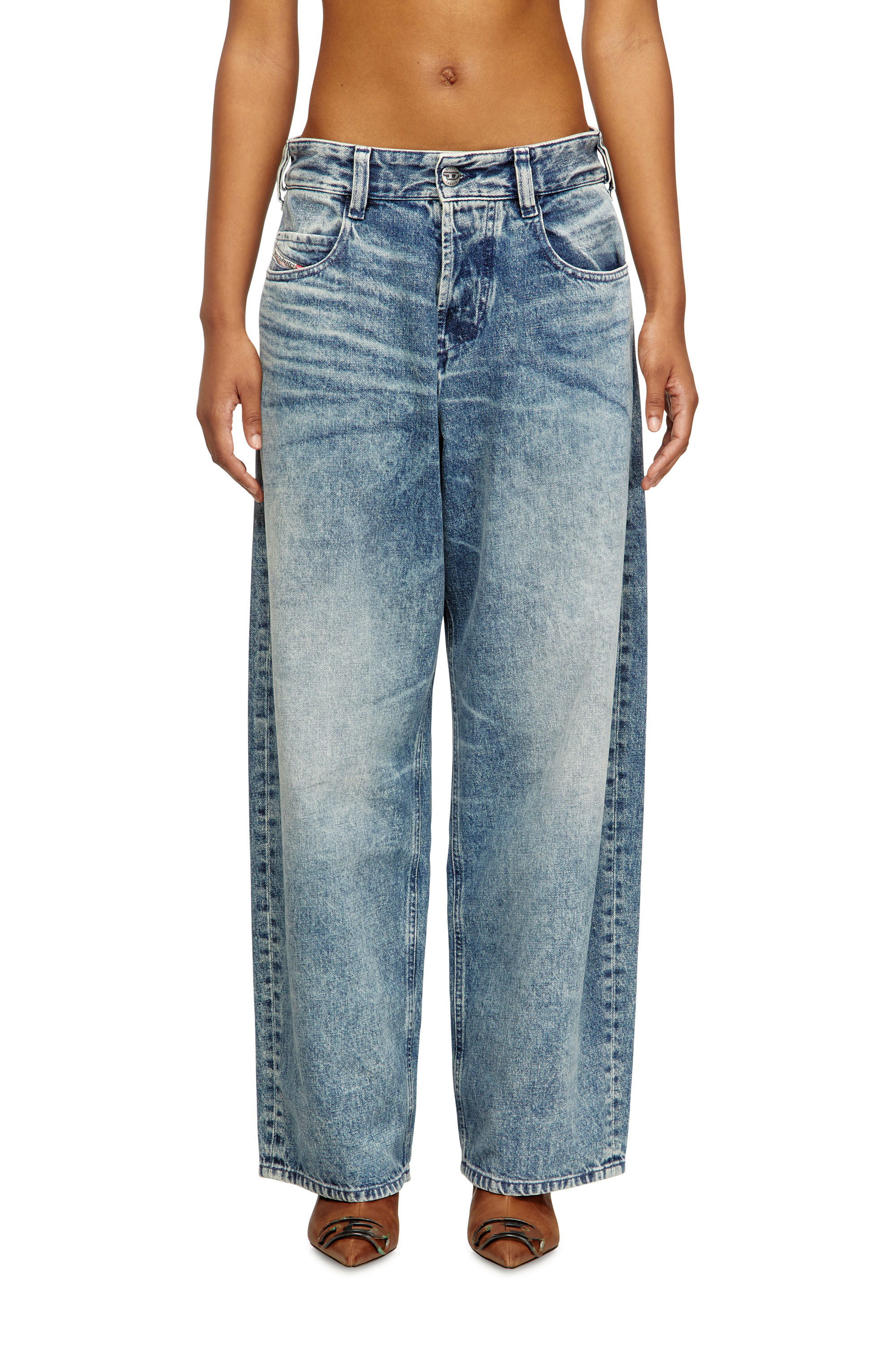 Women's Relaxed Jeans | Light Blue | Diesel 1997 D-Enim