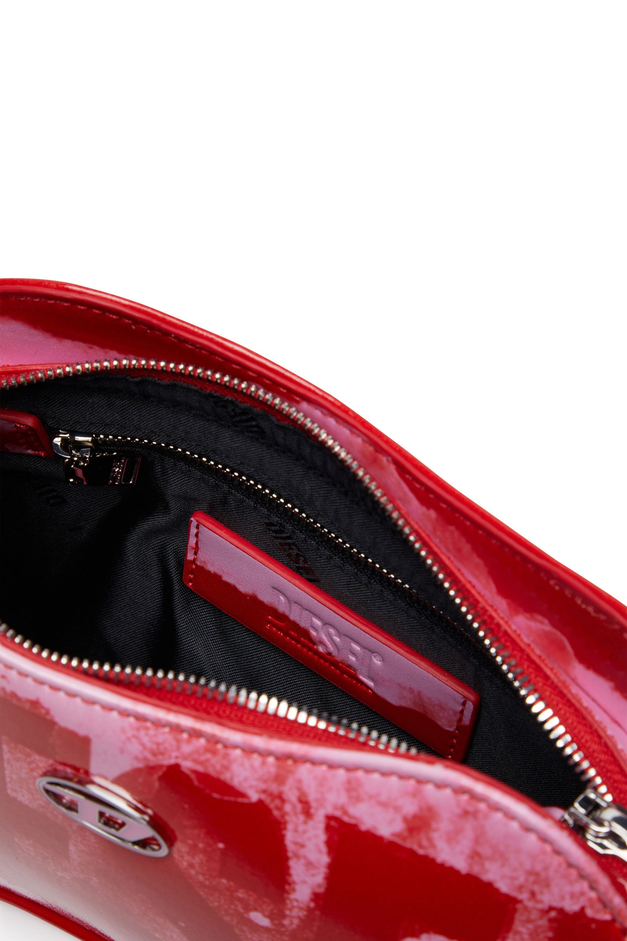 Women's Play-Shoulder bag in printed glossy PU | Multicolor