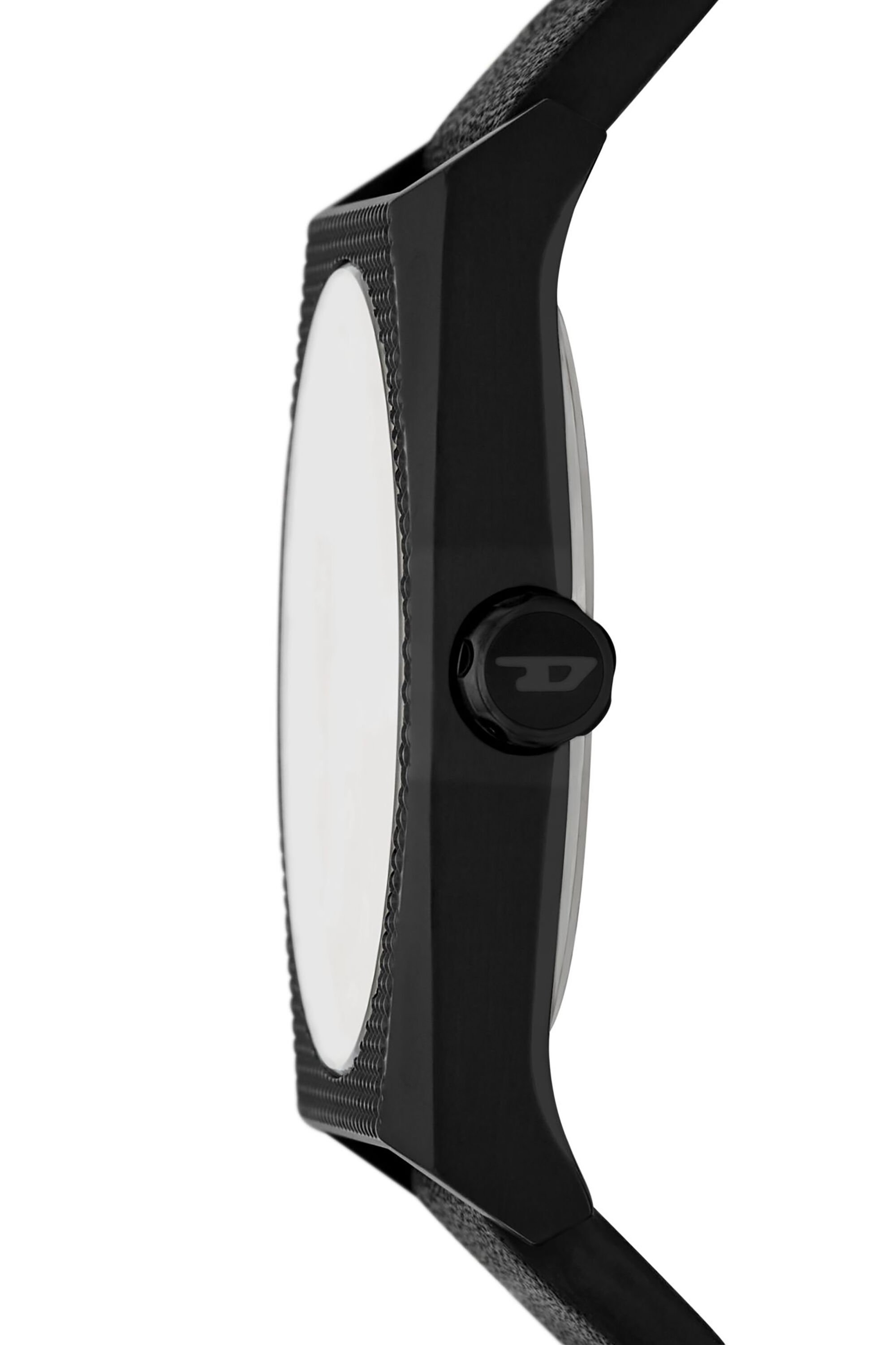 Men's Scraper Black Leather Watch | DZ2175 Diesel