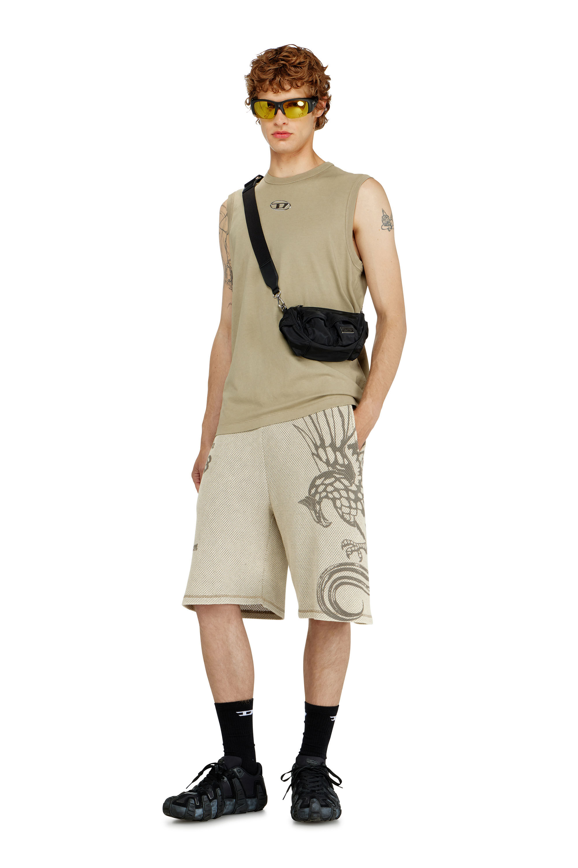 Women's Multi-Pkts - Small multipocket bag in utilitarian shell
