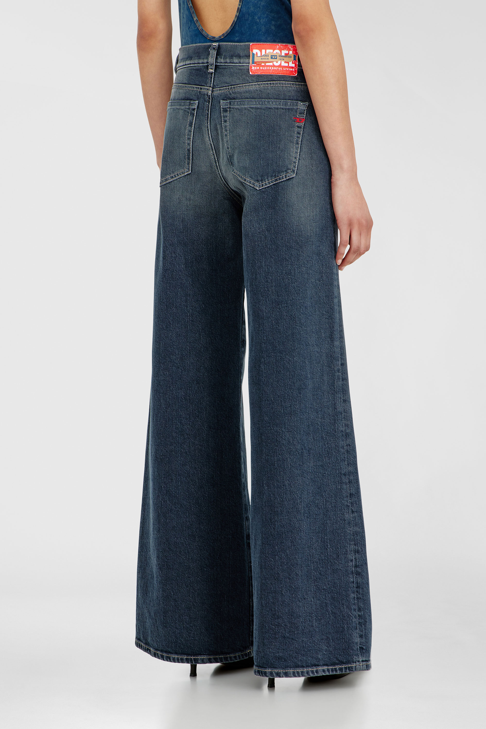 Women's Flare Jeans | Regular Waist 1978 D-Akemi | Dark Blue
