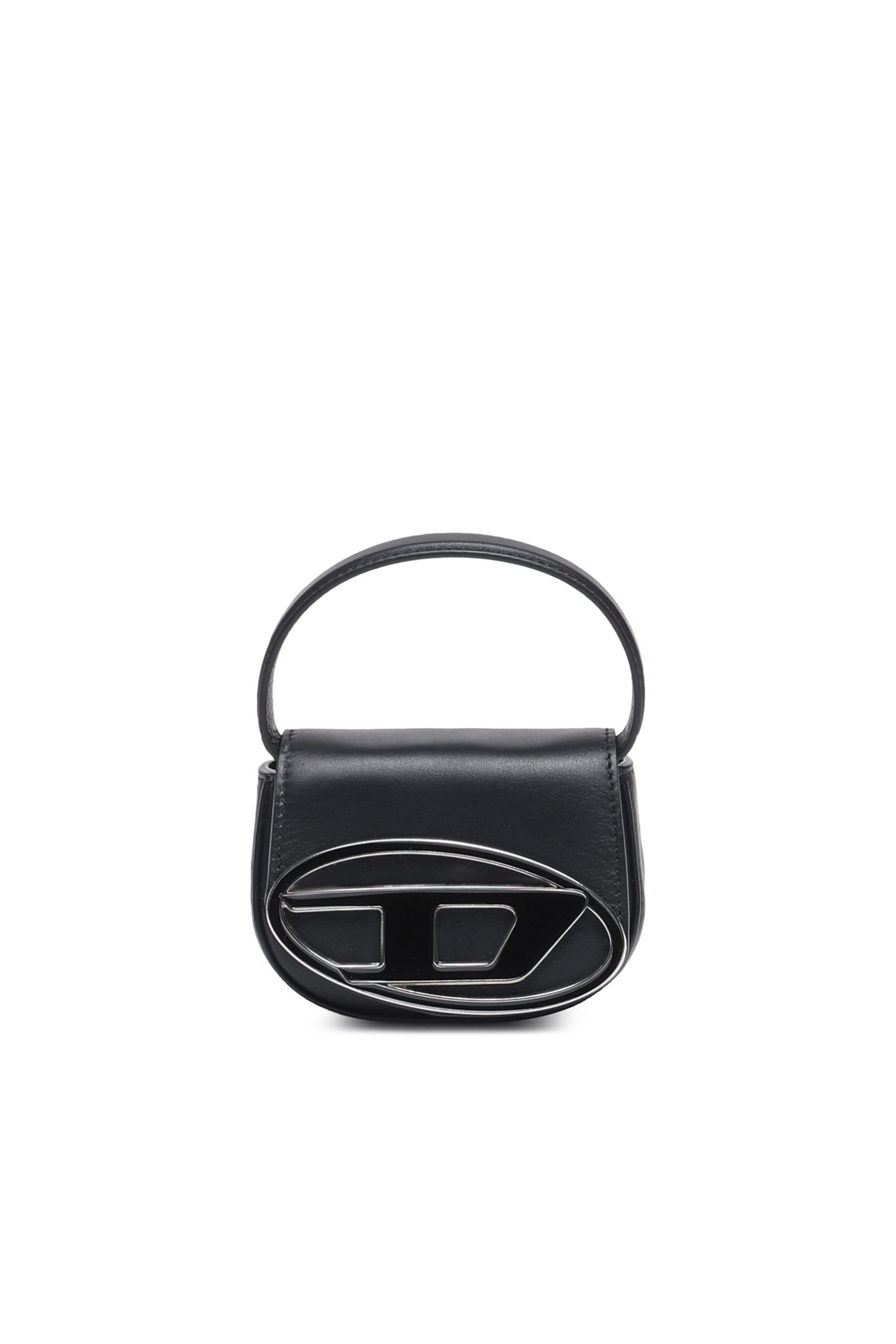 経典 1DR XS Bag Woman: leather mini Bag with D logo plaque | Diesel バッグ