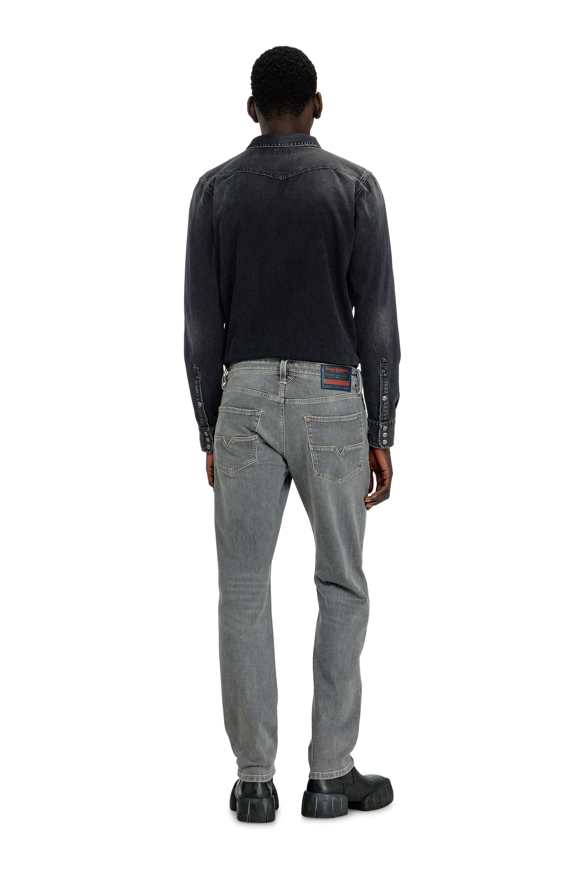 Men's Regular Jeans | Grey | Diesel 1986 Larkee-Beex