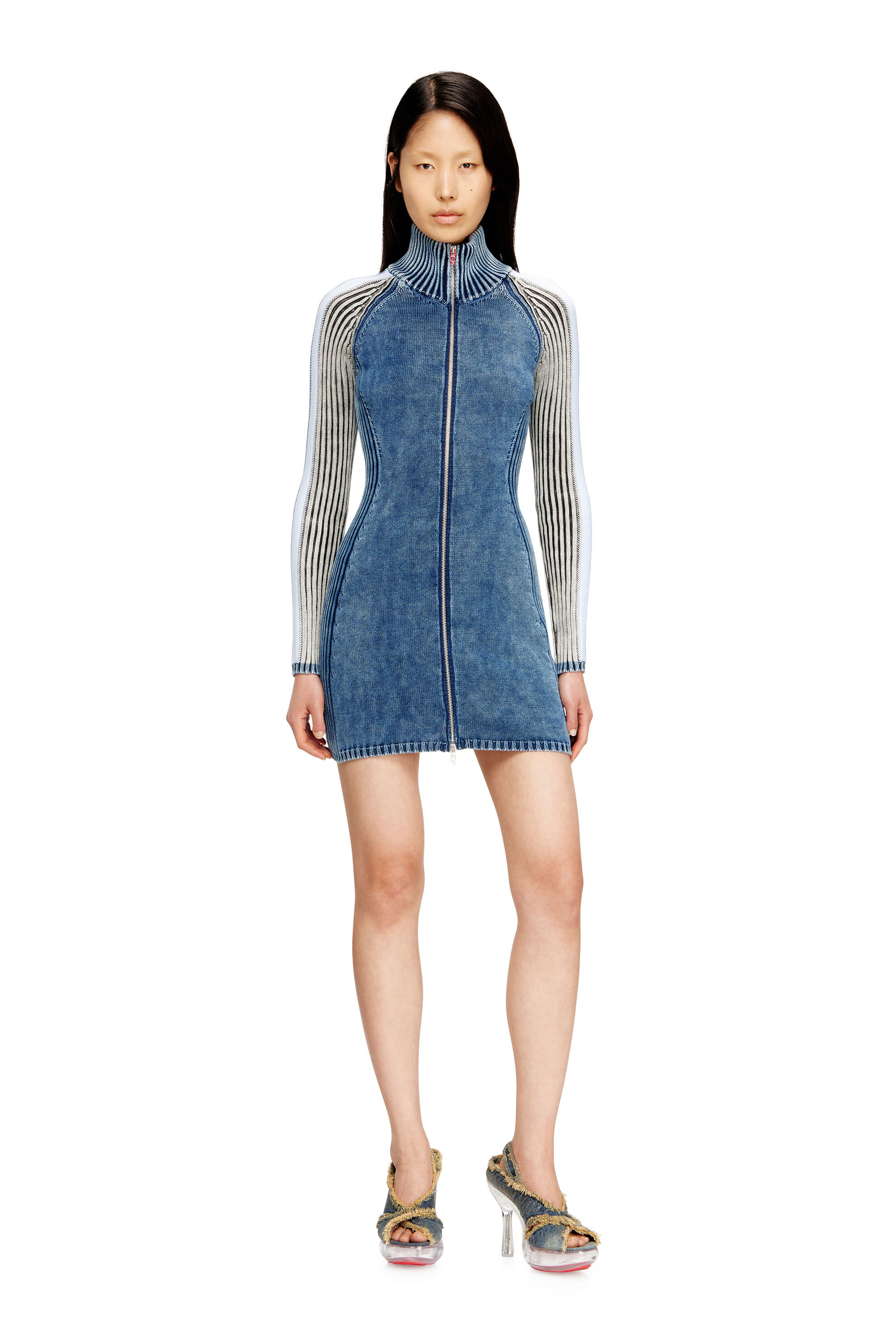 トップス ans dotsloevner MINI DRESS BLUE Tori Mini Dress in Ocean Blue - Lady Black Tie
