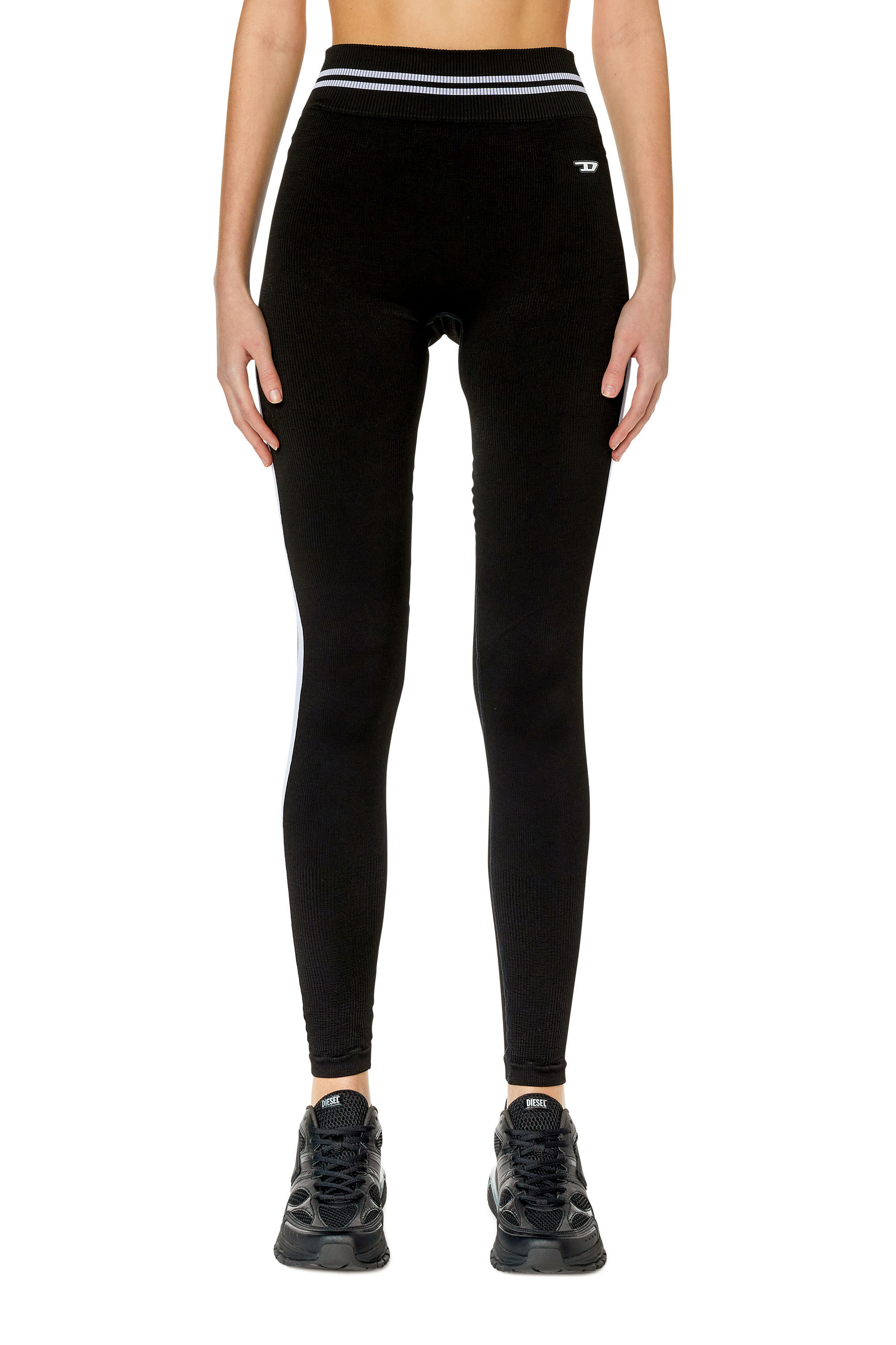 Diesel Leggings Short with prforated bottom women - Glamood Outlet