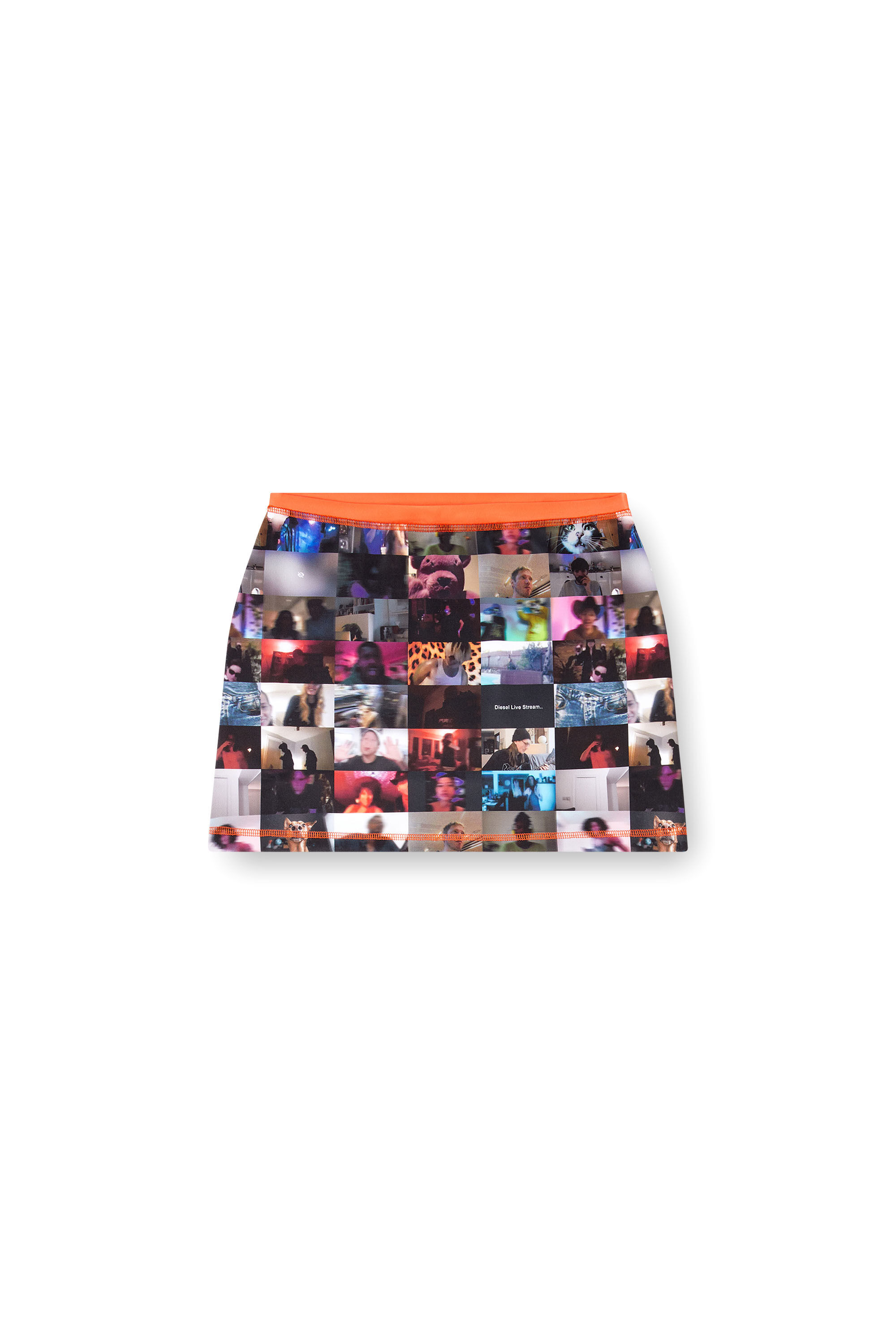 Women's Mini skirt with Pop print | Multicolor | Diesel