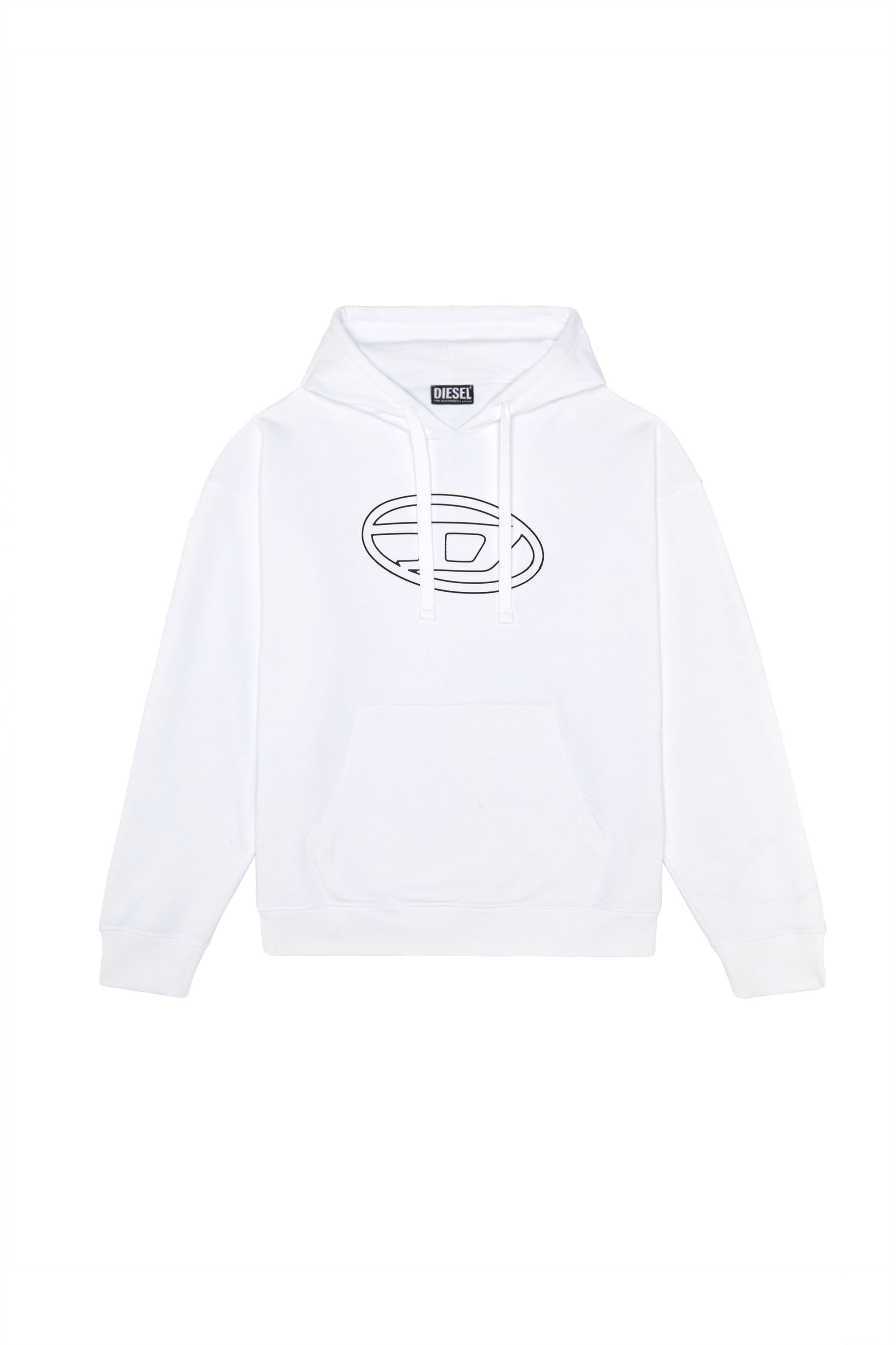 Diesel felpa bianca top