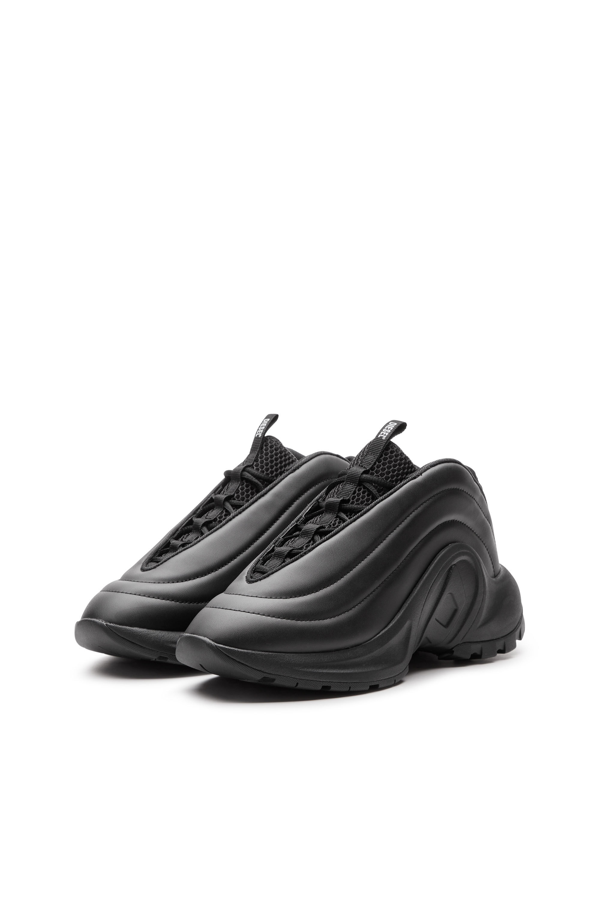洗練されたデザイン DIESEL S-D-RUNNER X Y03440 Women's S-D-Runner X-Slip-on sneakers with matte Oval D