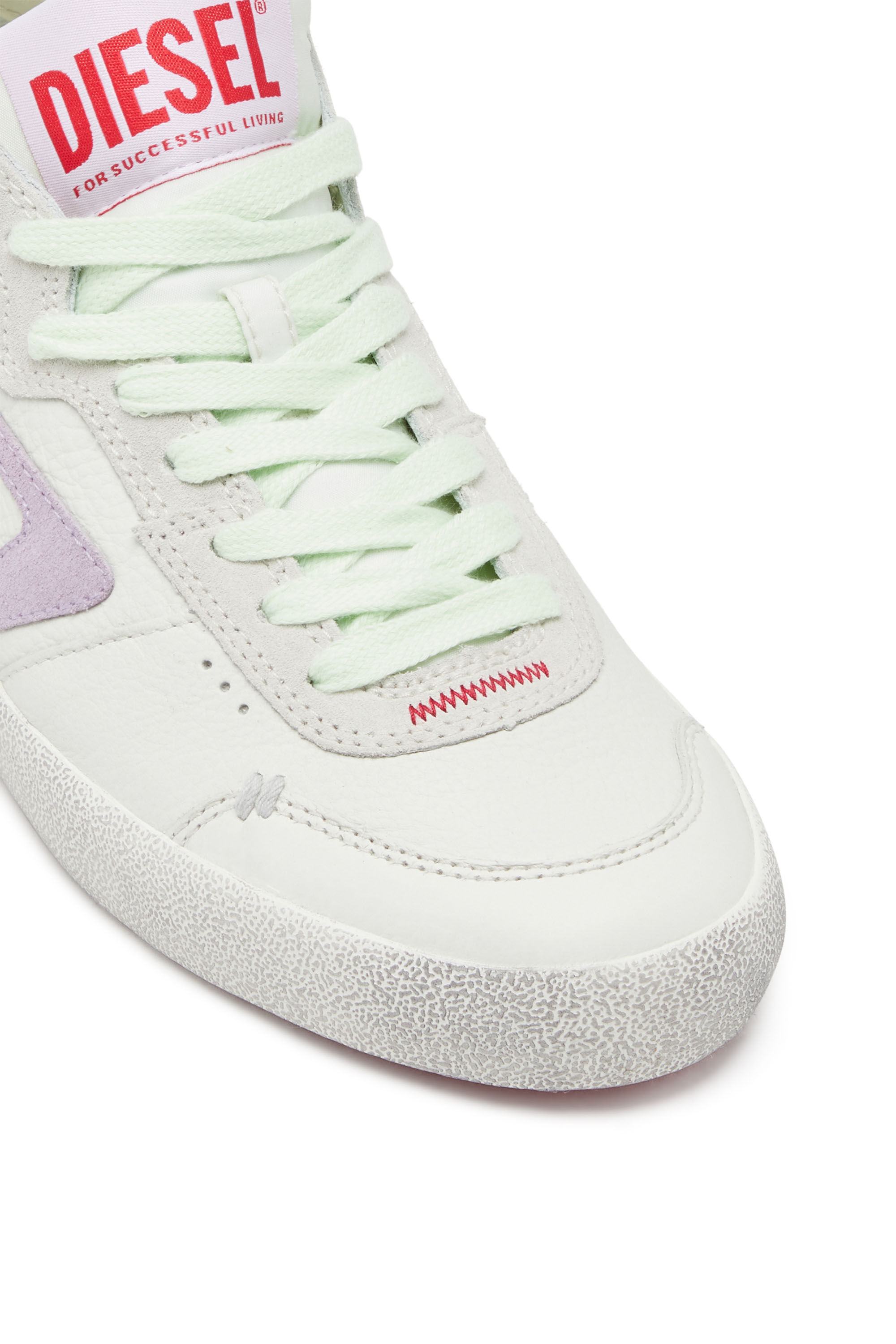 Women's S-Leroji Low W - Pastel leather and suede sneakers 