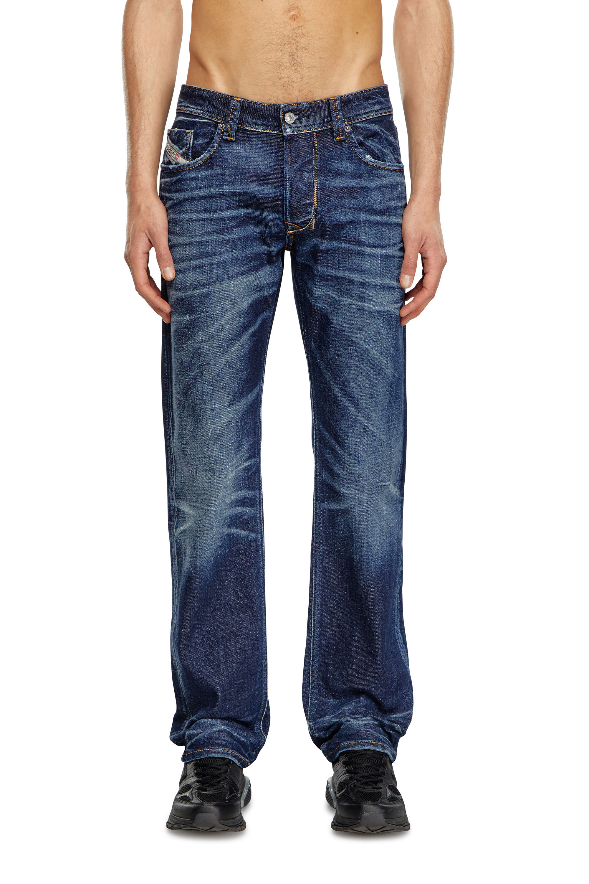 Men's Regular Jeans | Dark Blue | Diesel 1985 Larkee