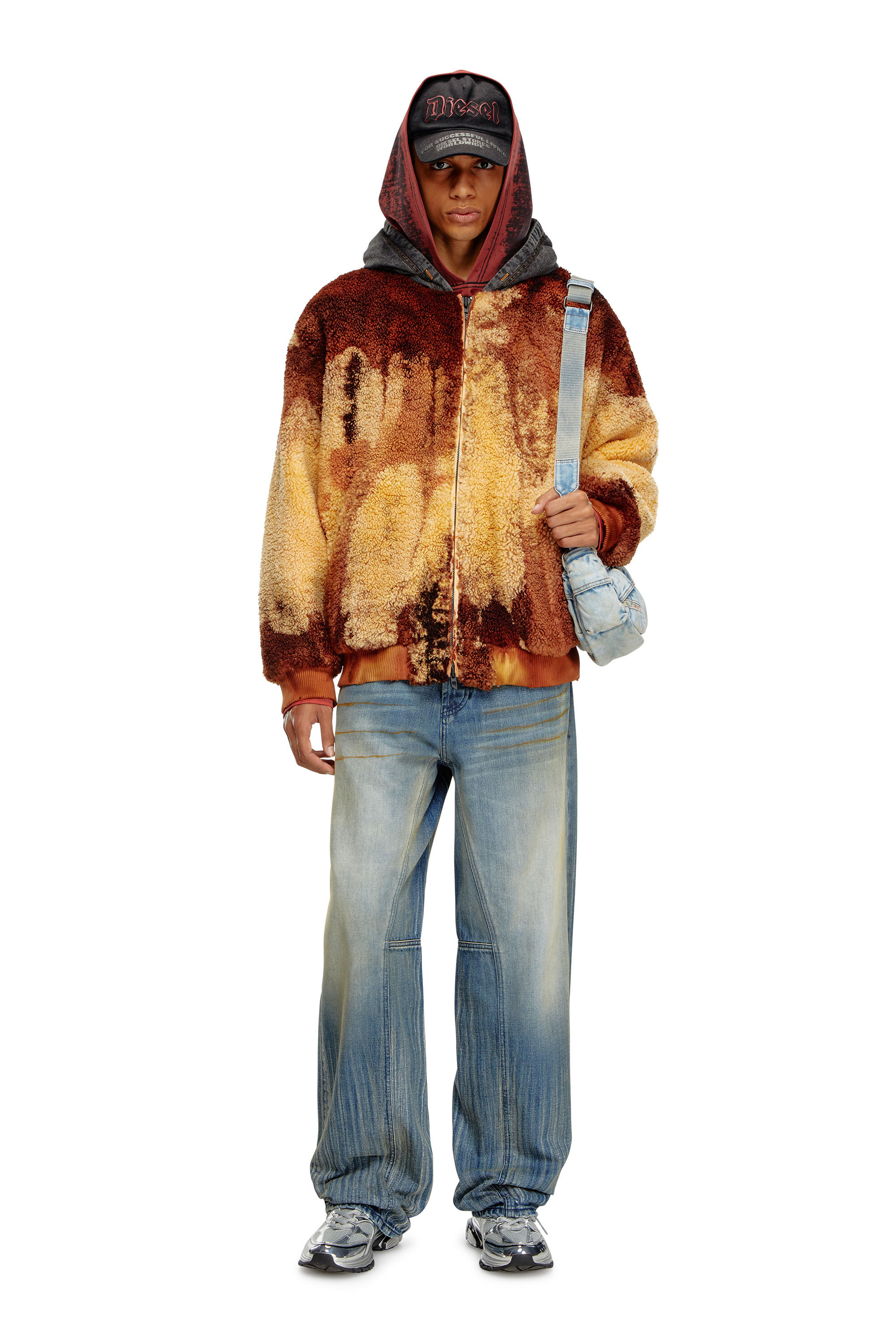 Denim teddy jacket discount