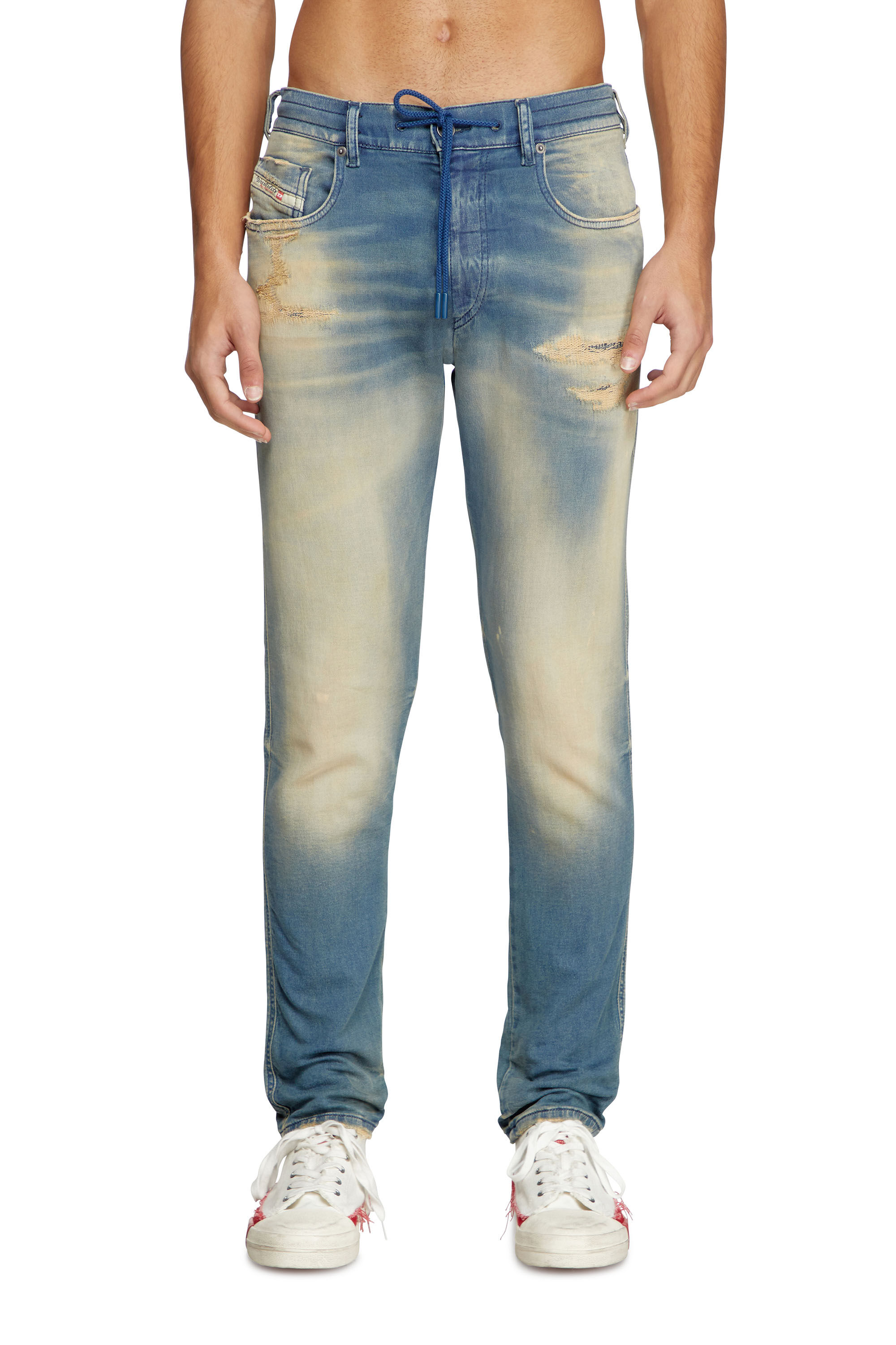 Diesel - Man's Slim 2062 D-Strukt Joggjeans® 068PP, Medium blue - 3