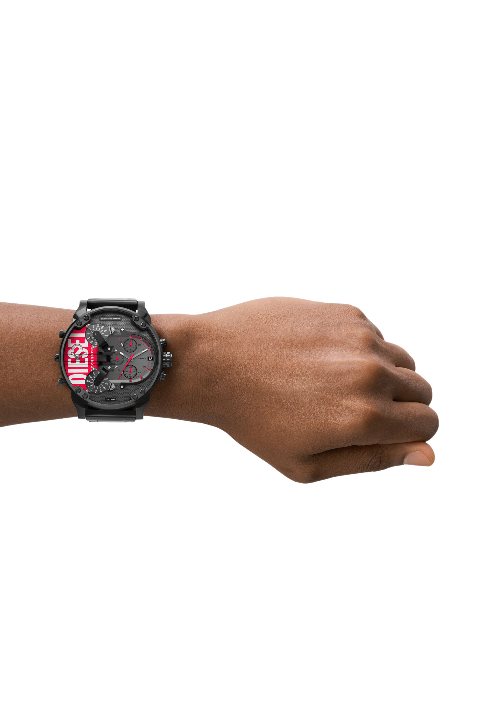 DZ7463 Large black men s chronograph watch Diesel Mr. Daddy 2.0