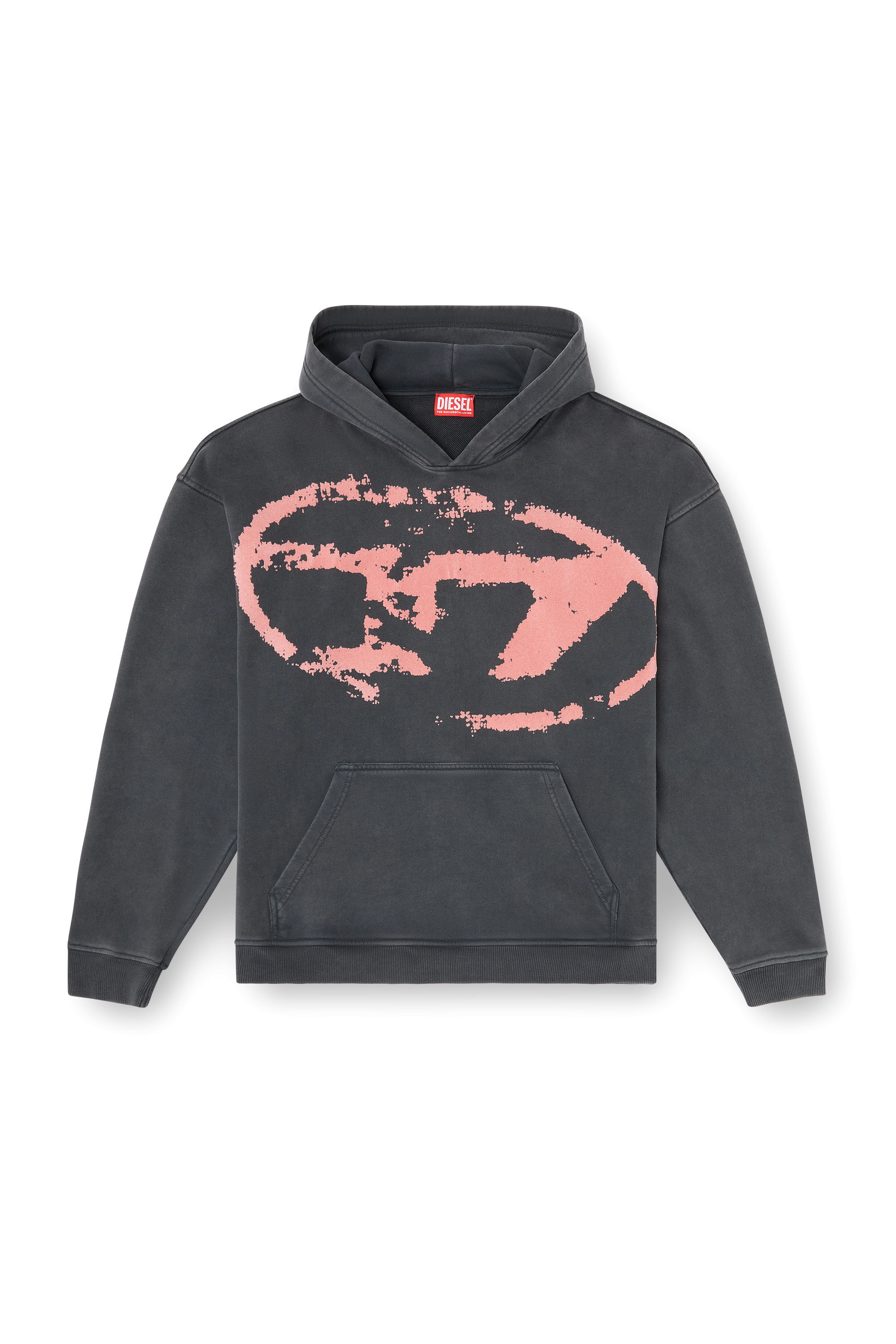 【関税込み】Diesel ブラック＆ピンク S-Boxt-Hood-R10 フーディ Diesel S-Boxt-Hood-R10 Hoodie | Black | FARFETCH
