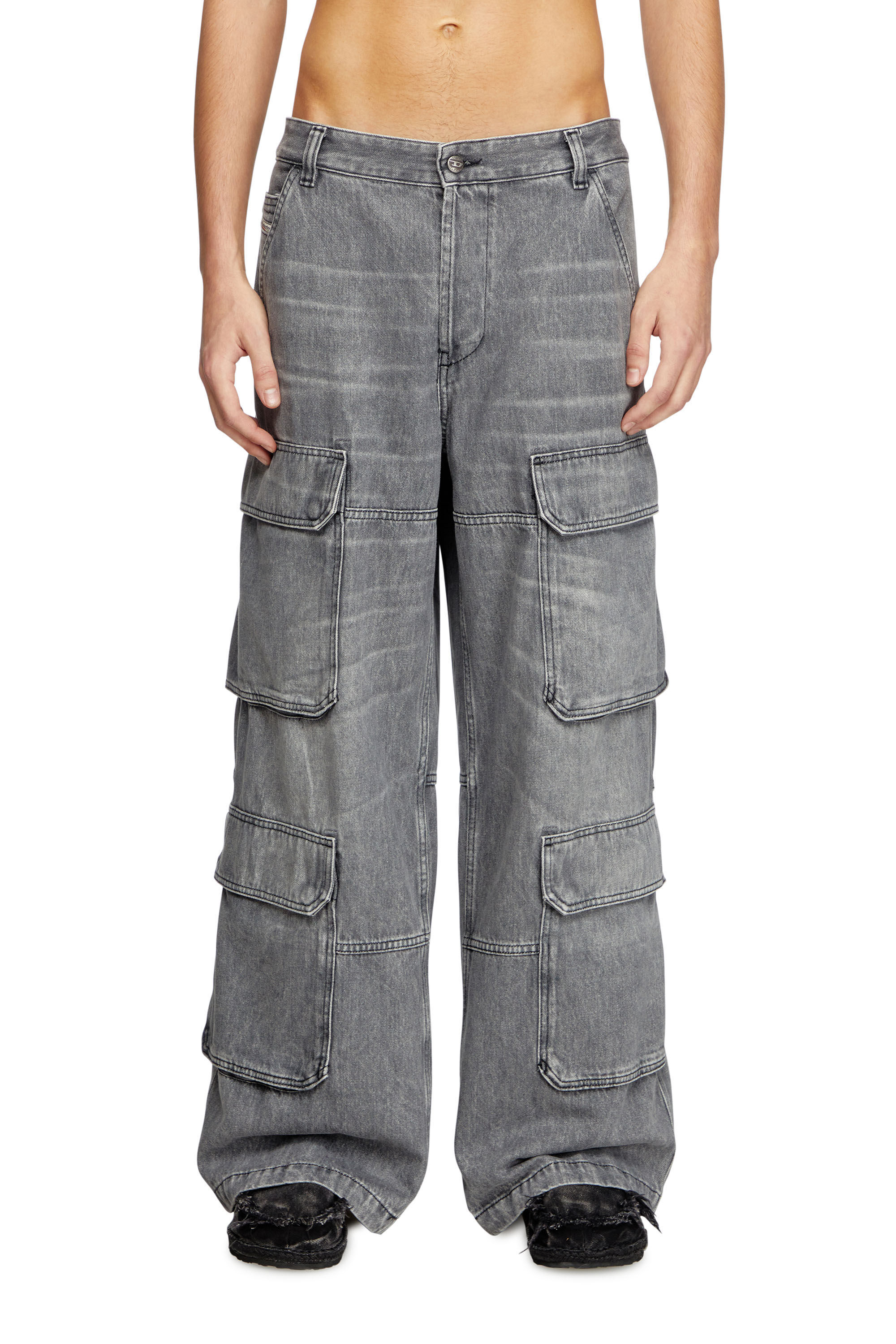 メーカー 一覧 Men's Relaxed D-Touch Diesel | Grey Light | Jeans パンツ