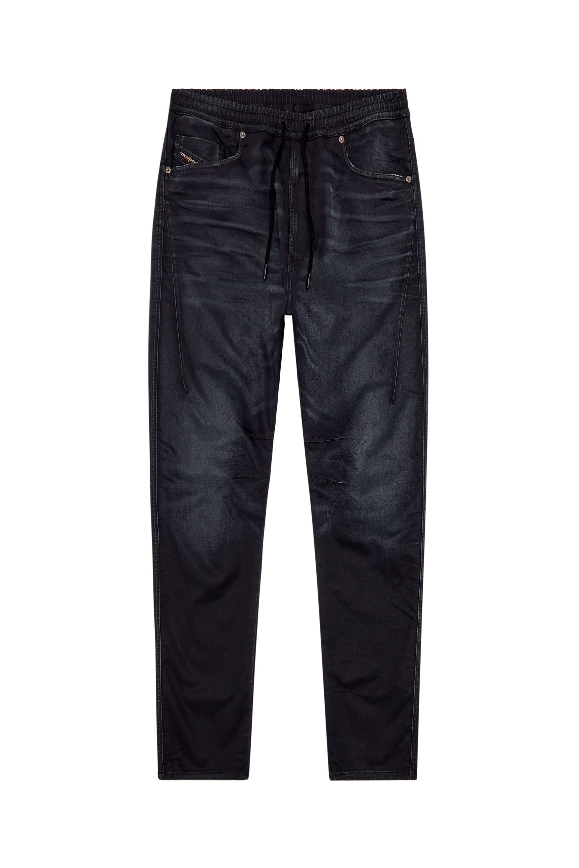 Men's Tapered Jeans | Black/Dark grey | Diesel 2040 D-Amage Joggjeans®