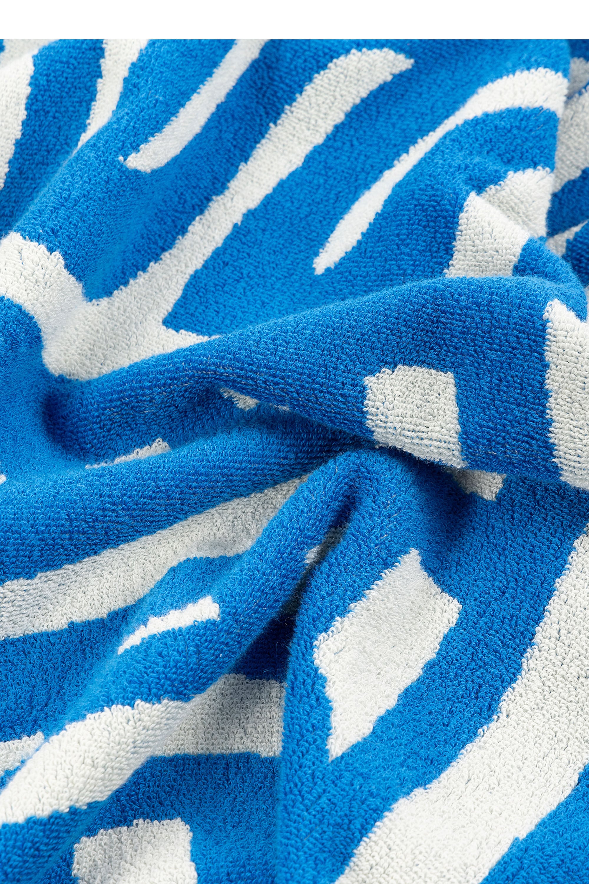 Diesel - 1018164 STRIPES GREY/BLUE TOWEL, Unisex's Terry towel 100x180 cm in Blue - 4