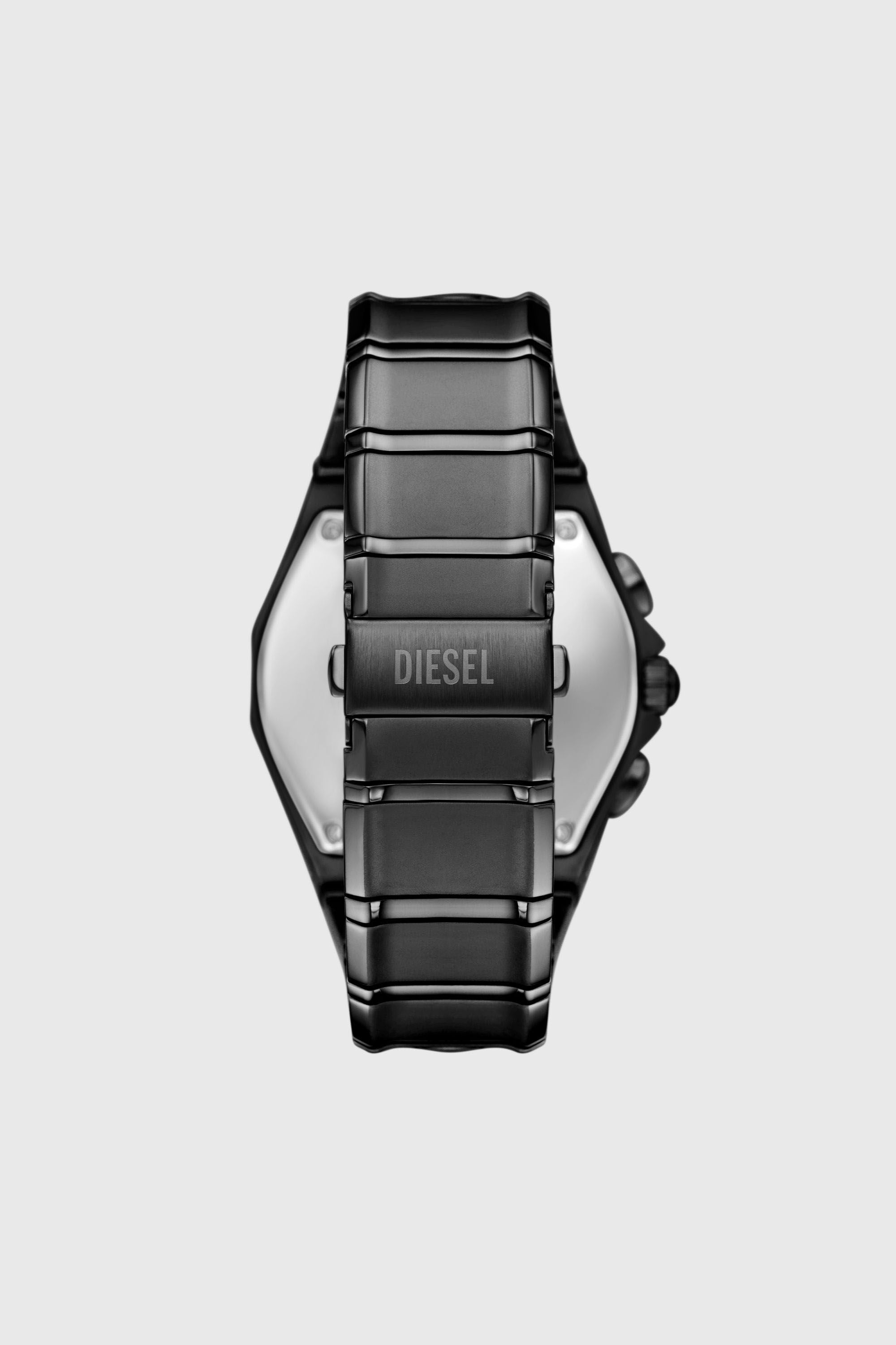Men's D-Curve black stainless steel watch | Black | Diesel TR