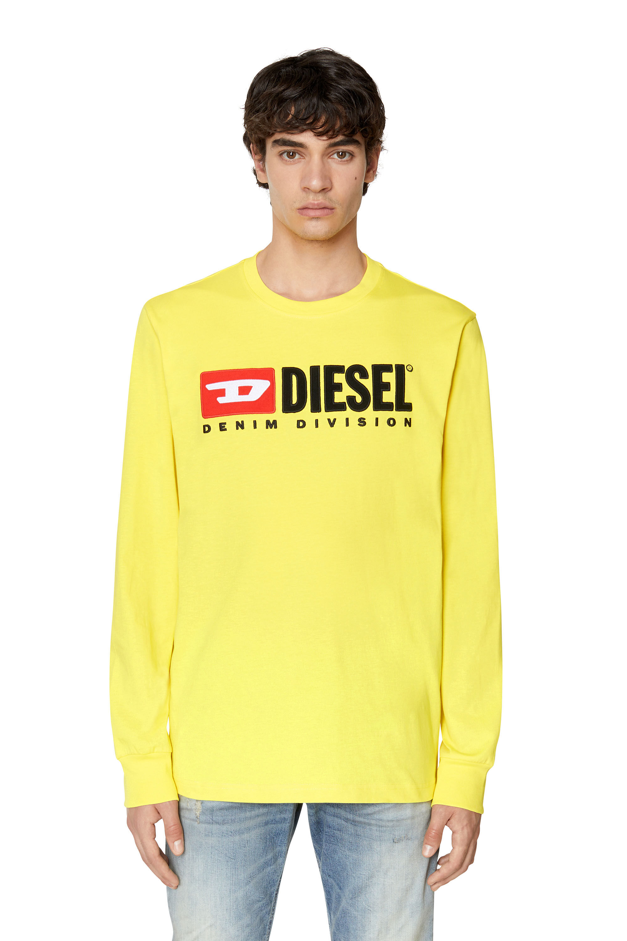 Diesel - T-JUST-LS-DIV, Yellow - Image 3