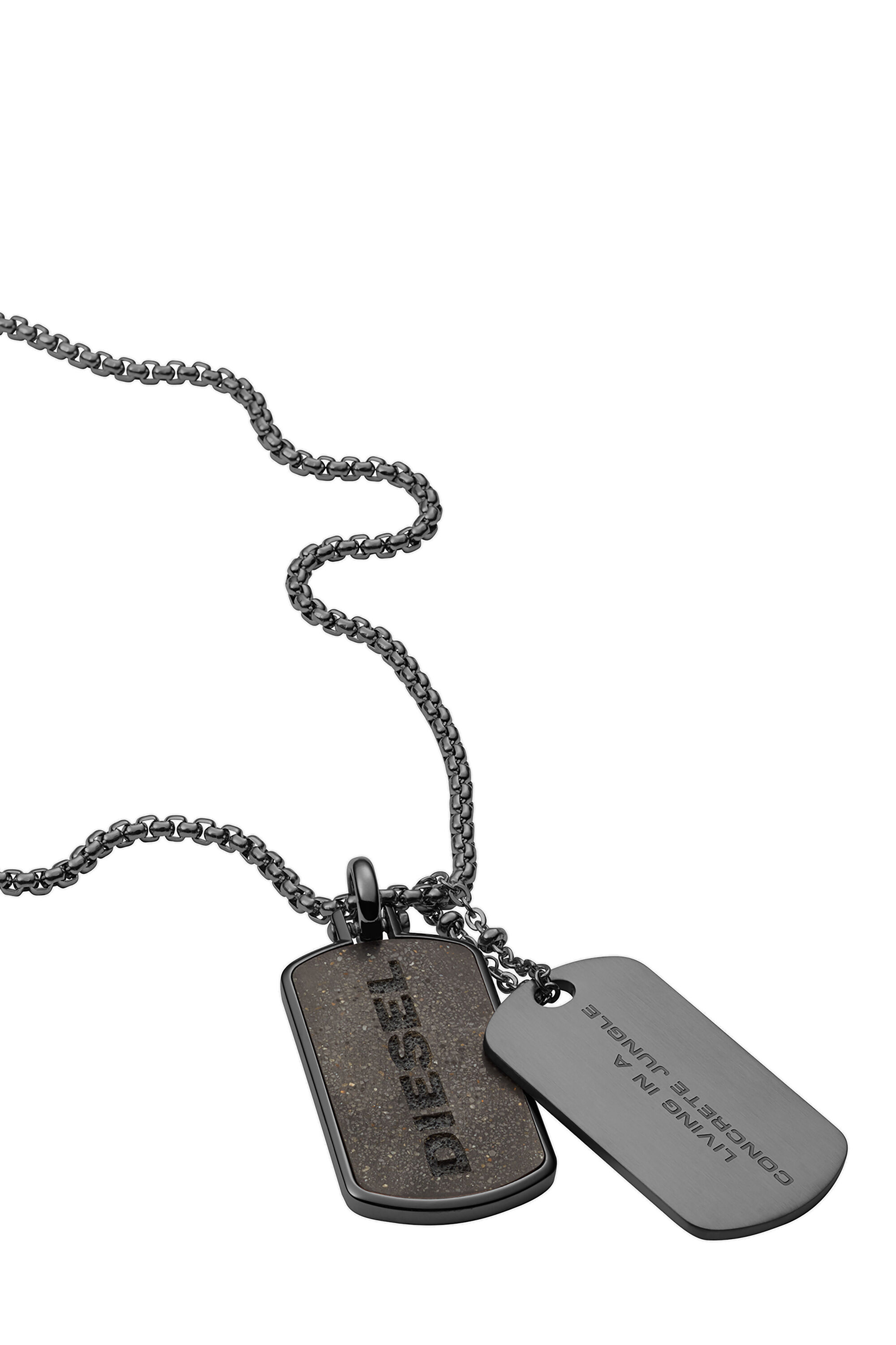Diesel dog tag shop necklace