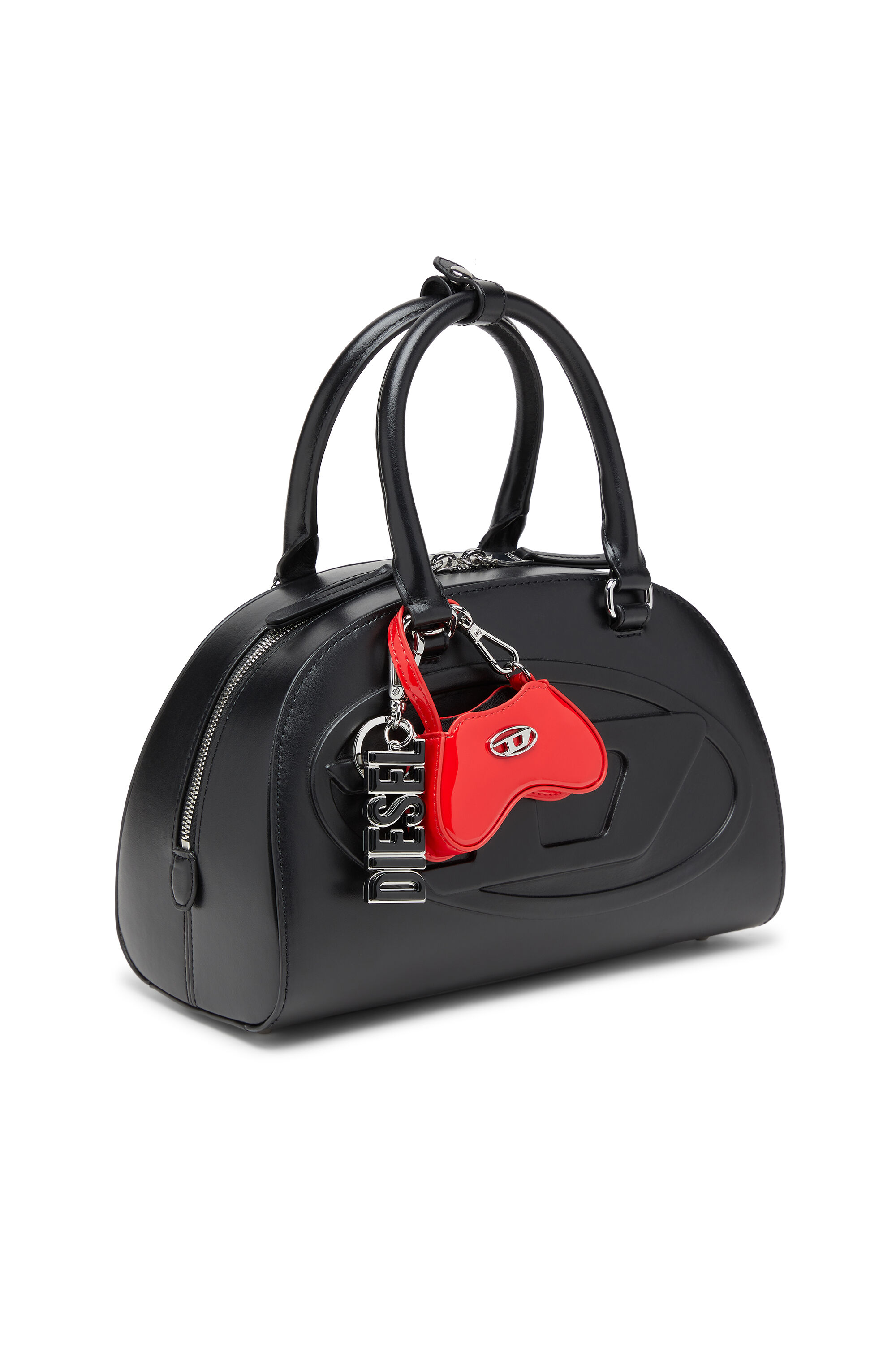 【専用】チャーム付きDIESEL 3D BAG X Women's Glossy bag charm with mirror | Red | Diesel {{Country}}
