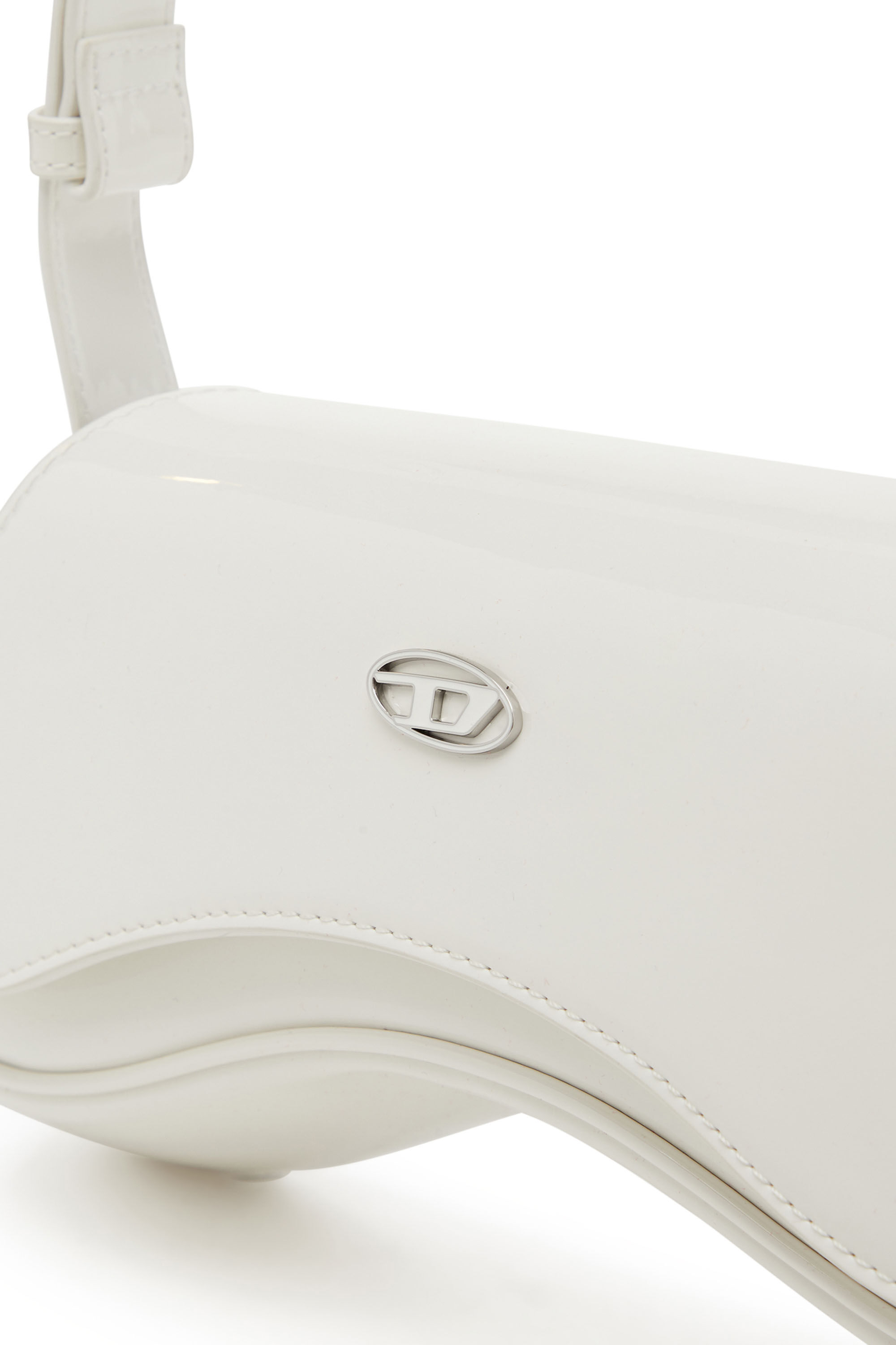 Women's Play-Glossy crossbody bag | White | Diesel