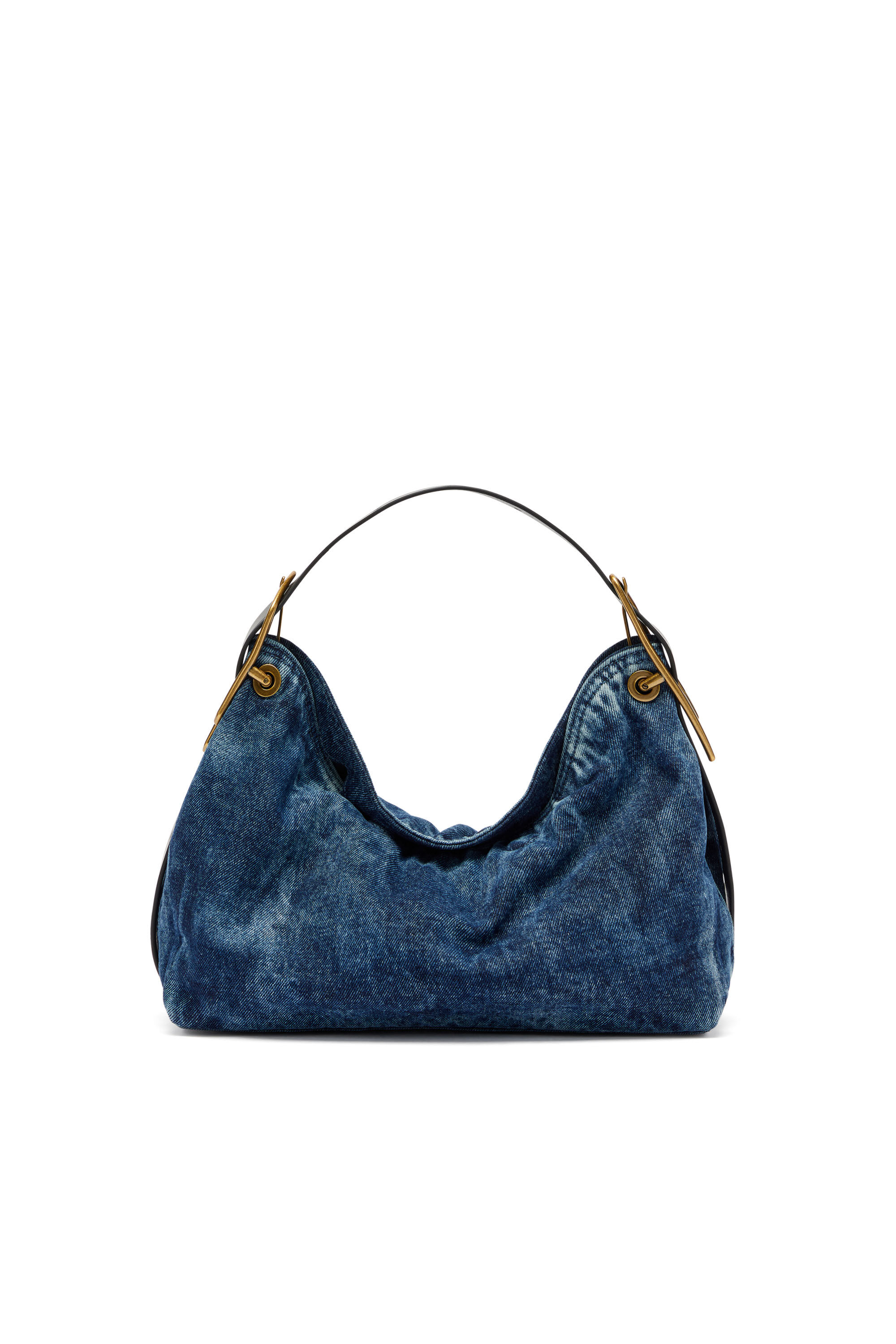 Women's D-Line-Denim shoulder bag | Blue | Diesel