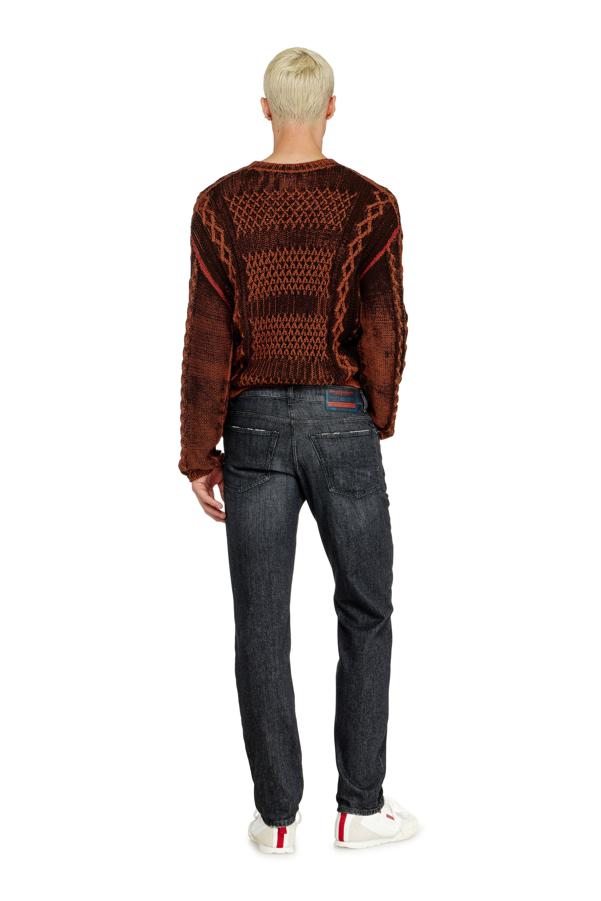 Diesel - Man's Regular Jeans 2023 D-Finitive 09P79, Black/Dark grey - 3