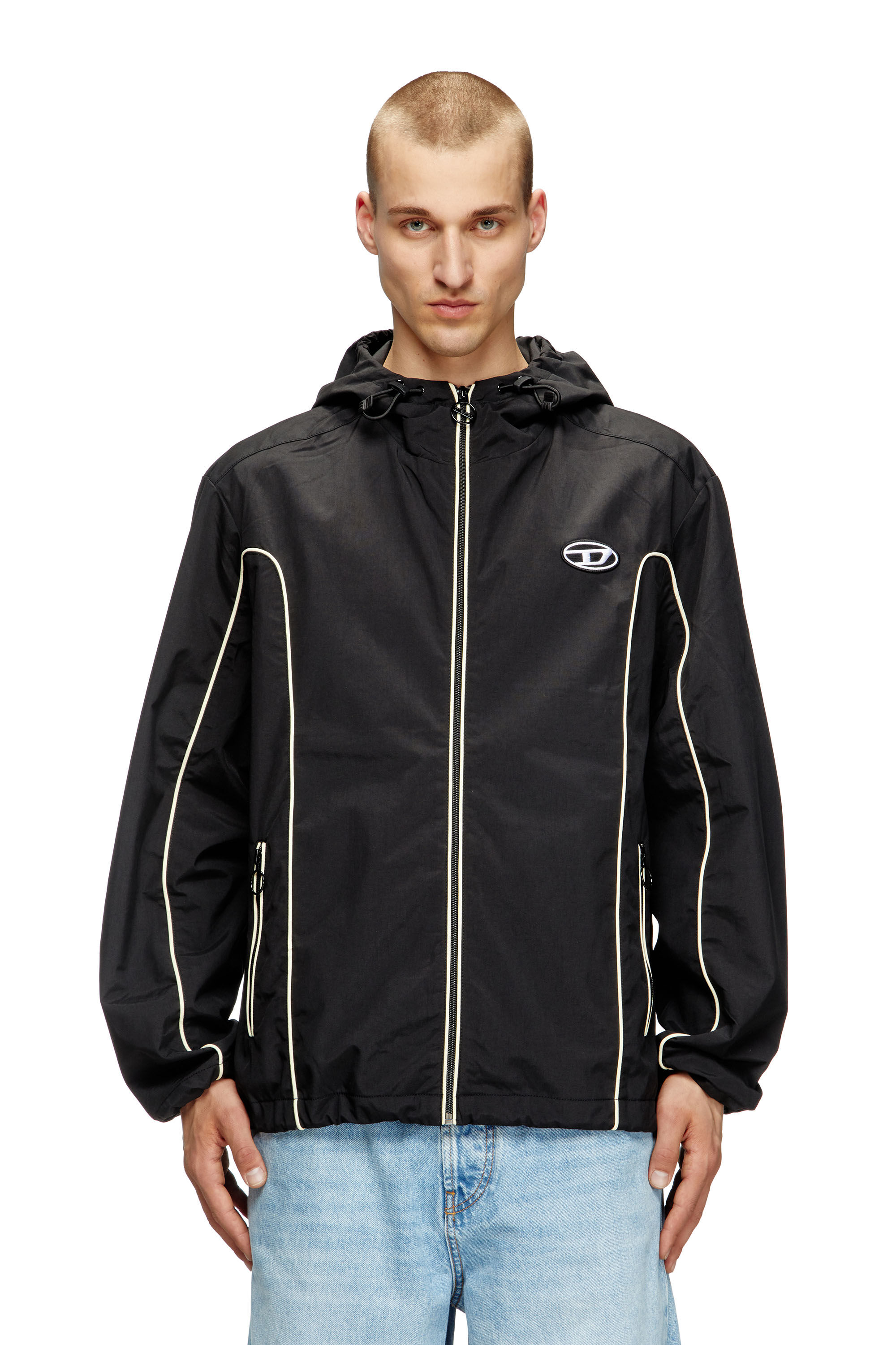 【セール】福袋のファッション通販 Windbreaker Man: J-HIVES Jacket Diesel | piping contrast with ジャケット・アウター