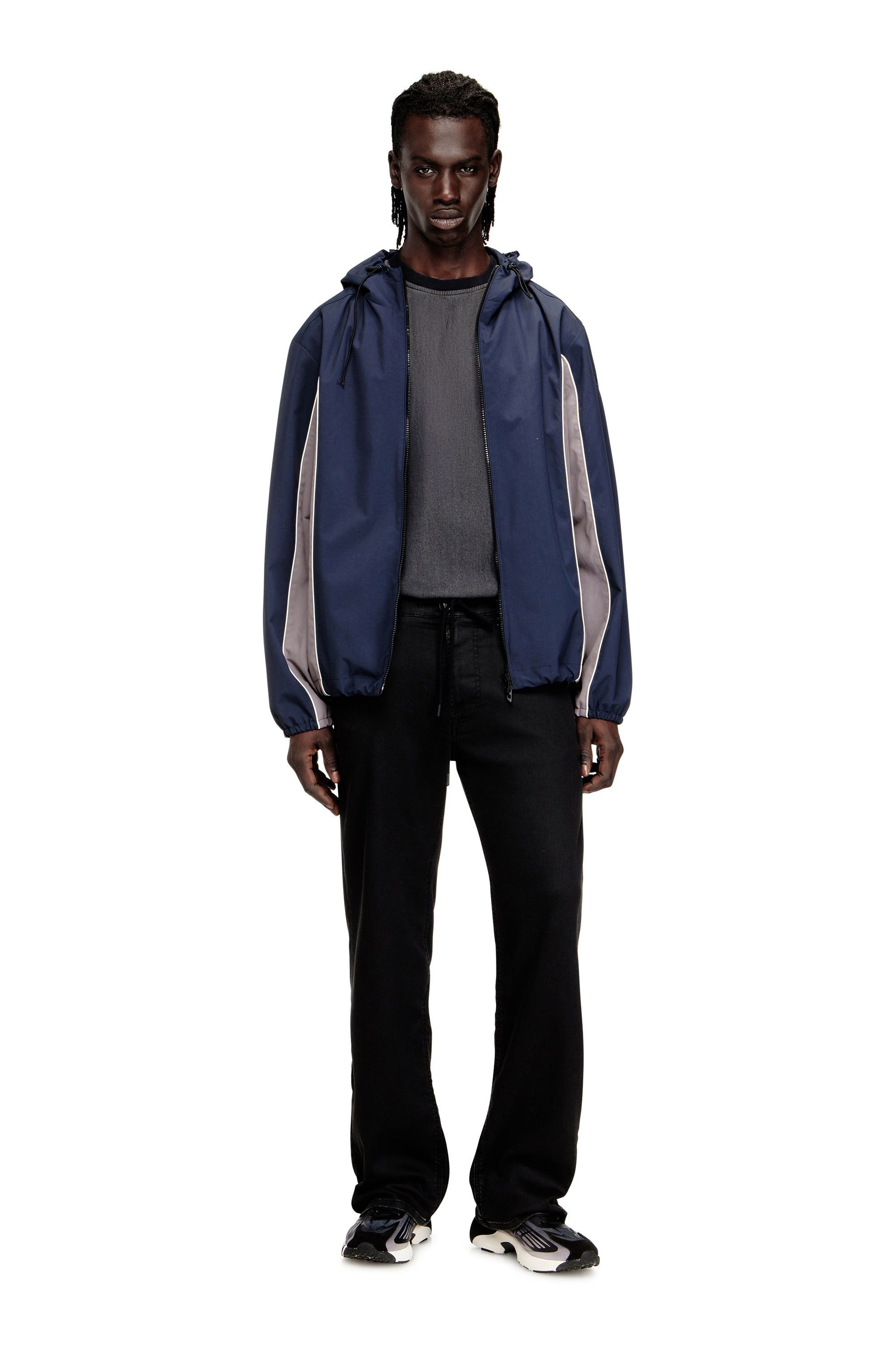 Men's Relaxed Jeans | Black/Dark grey | Diesel 2080 D-Reel Joggjeans®