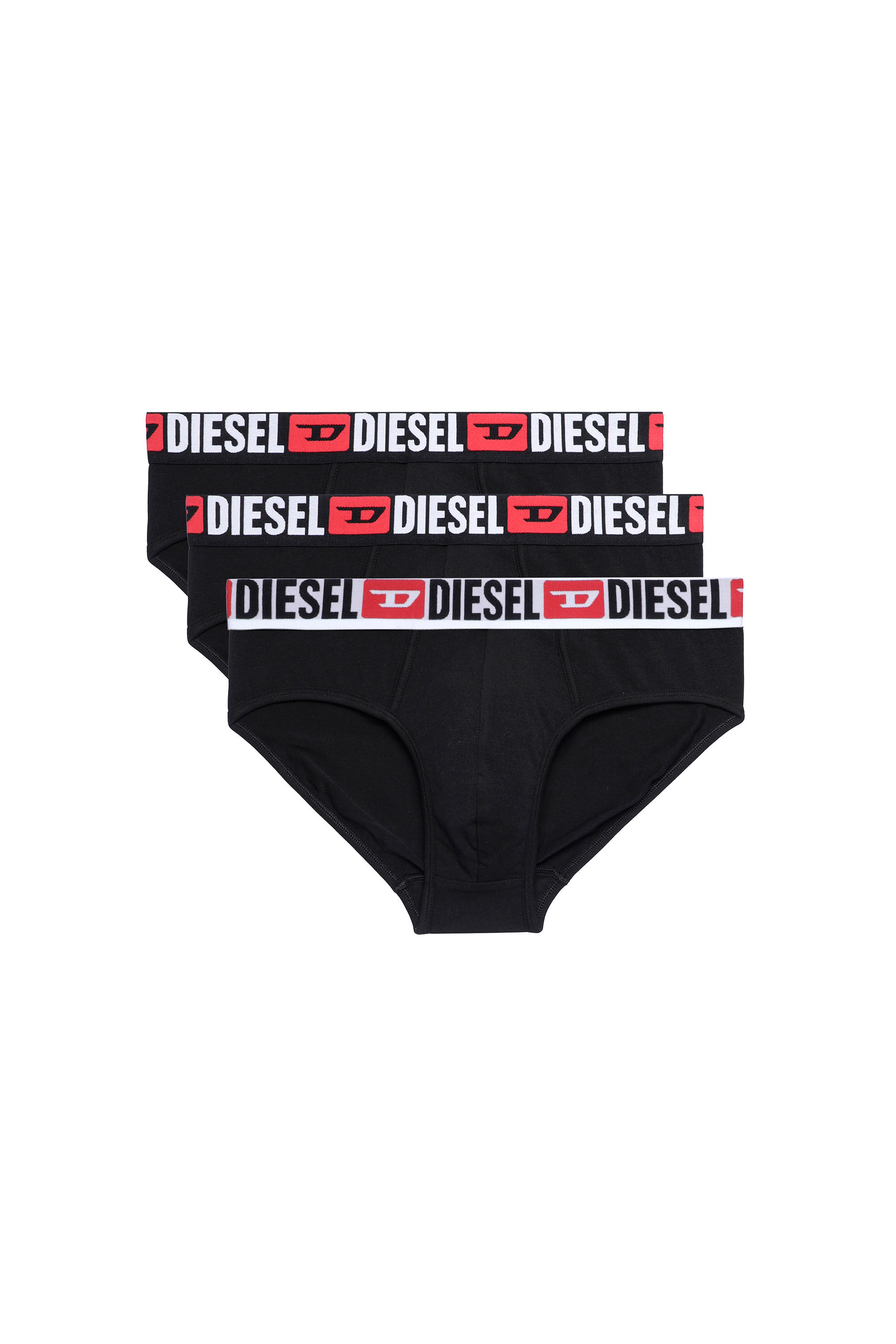 Men: Three-pack of solid-colour briefs | Diesel