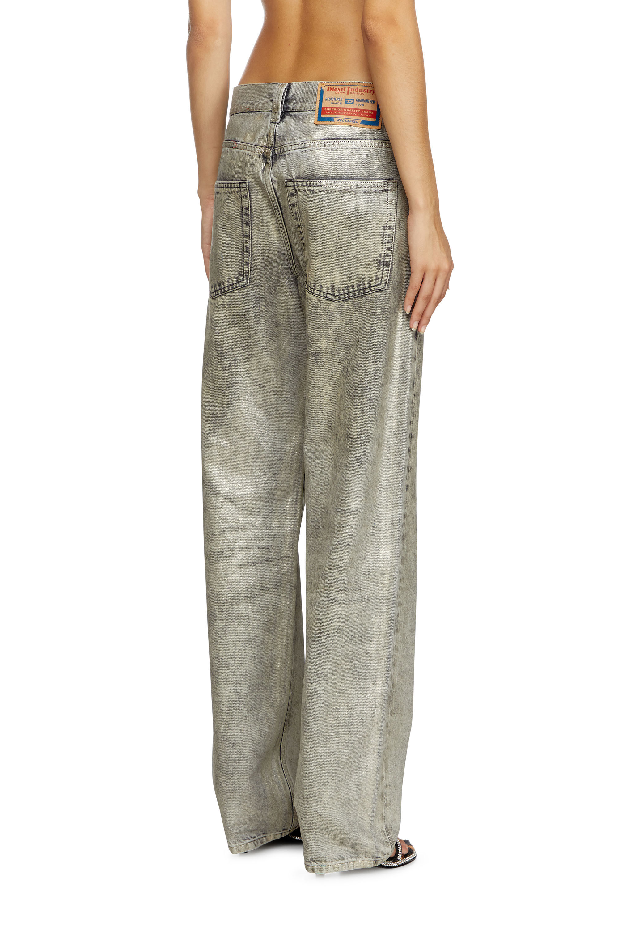 Women's Regular Jeans | Light Grey | Diesel 1988 D-Ark Women's Regular Jeans | Light Grey | Diesel 1988 D-Ark