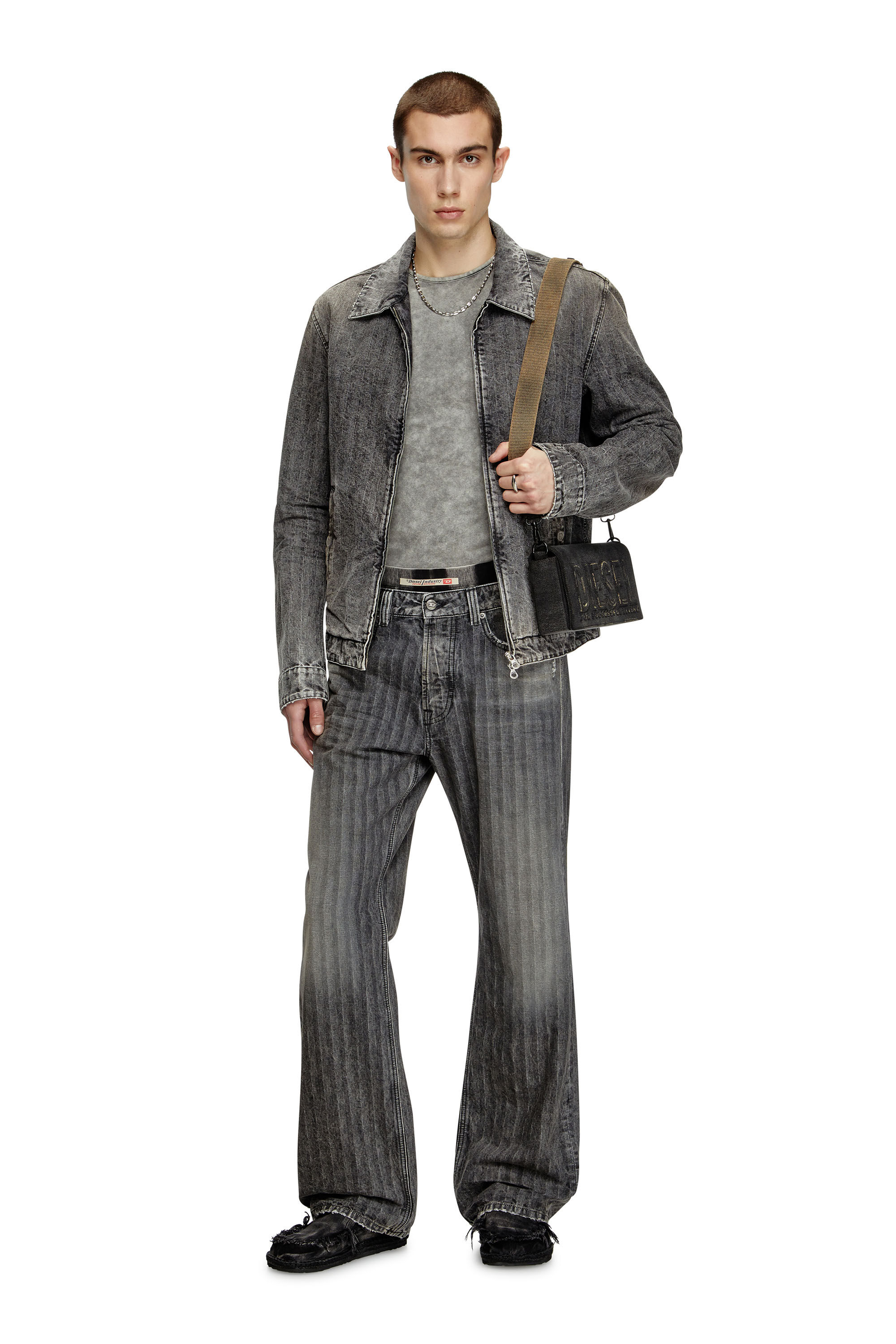 【送料無料キャンペーン】 Men's Relaxed Jeans | Light Grey | Diesel 1980 D-Eeper その他