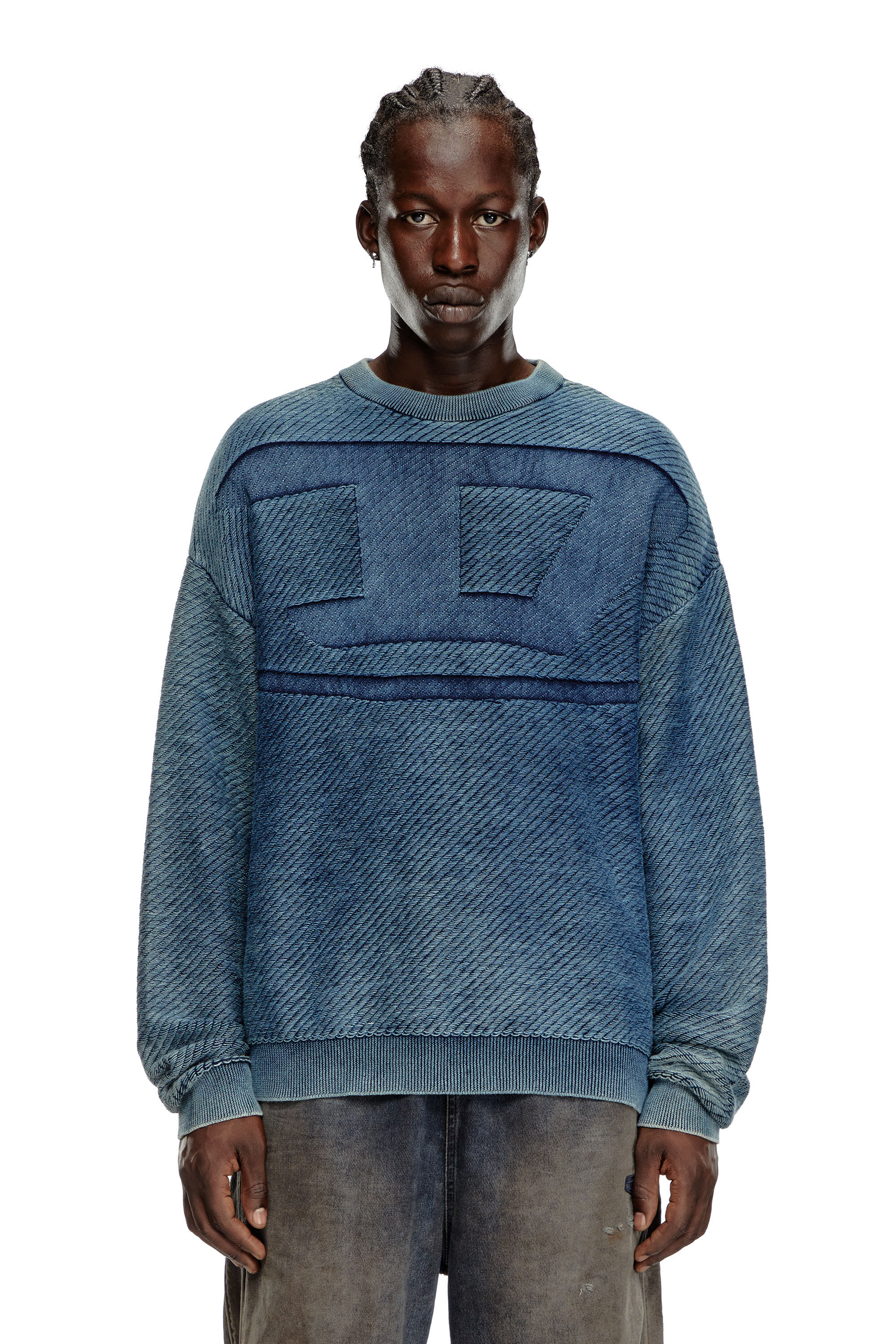 Denim blue jumper discount