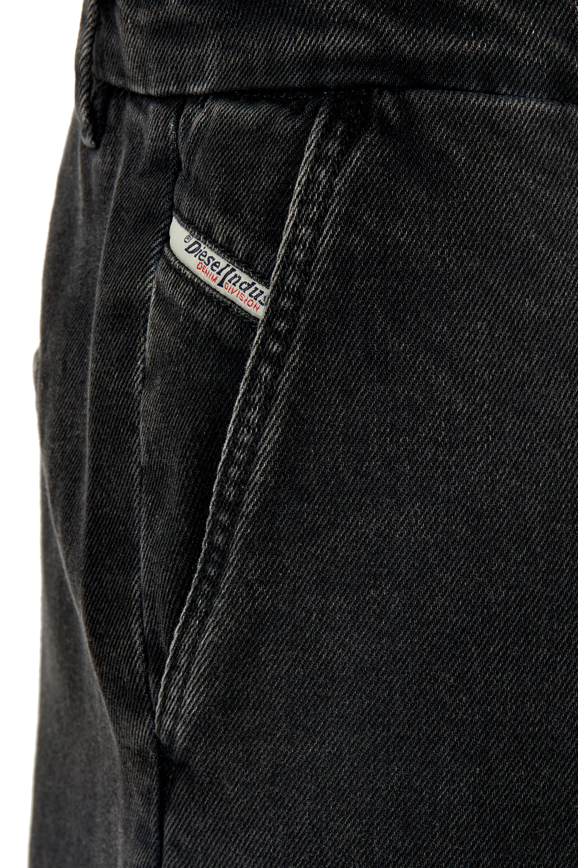 Diesel - D-Chino-Work 09B88 Straight Jeans, Black/Dark grey - Image 5