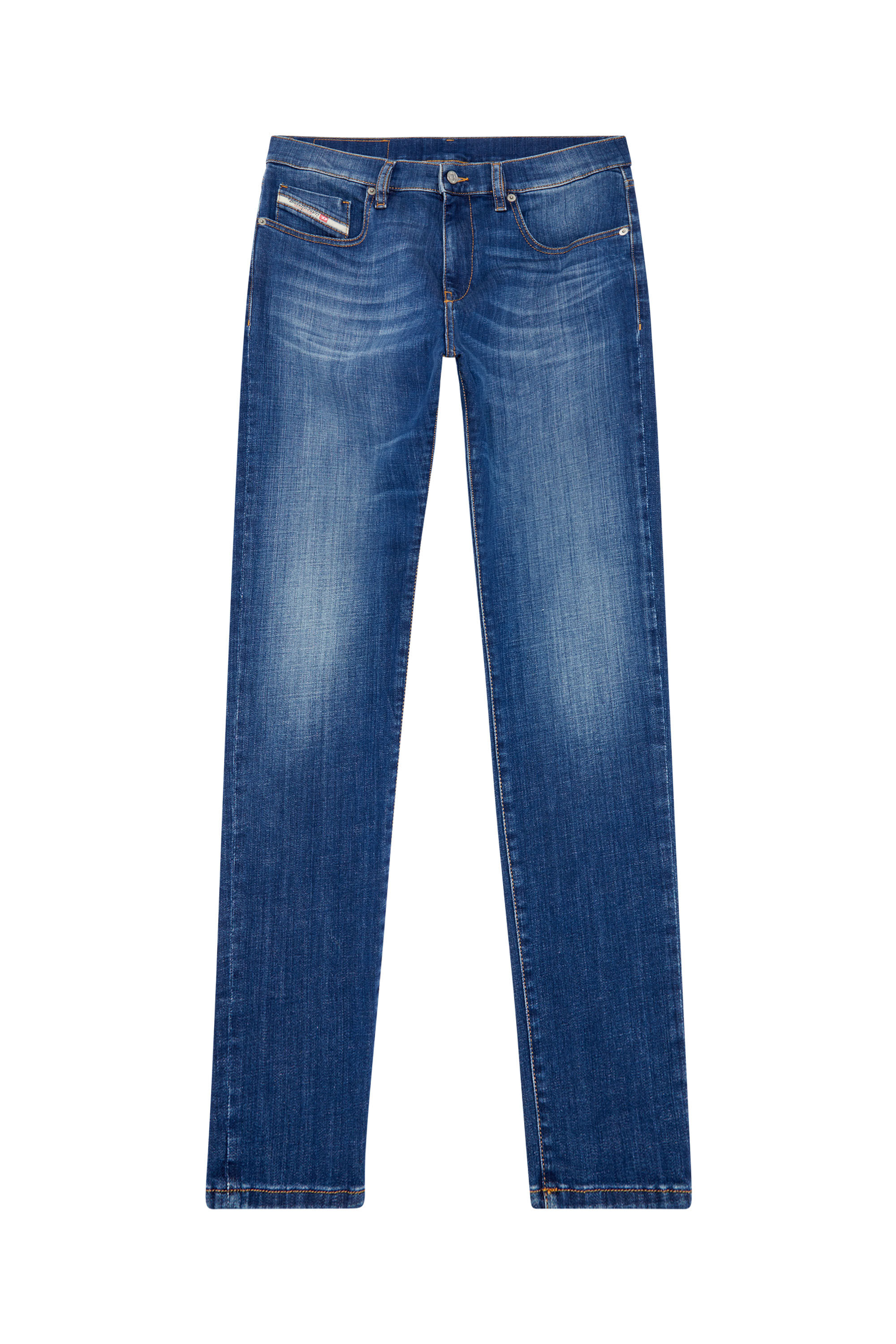 Diesel - Slim Jeans 2019 D-Strukt 09K04, Medium blue - Image 2