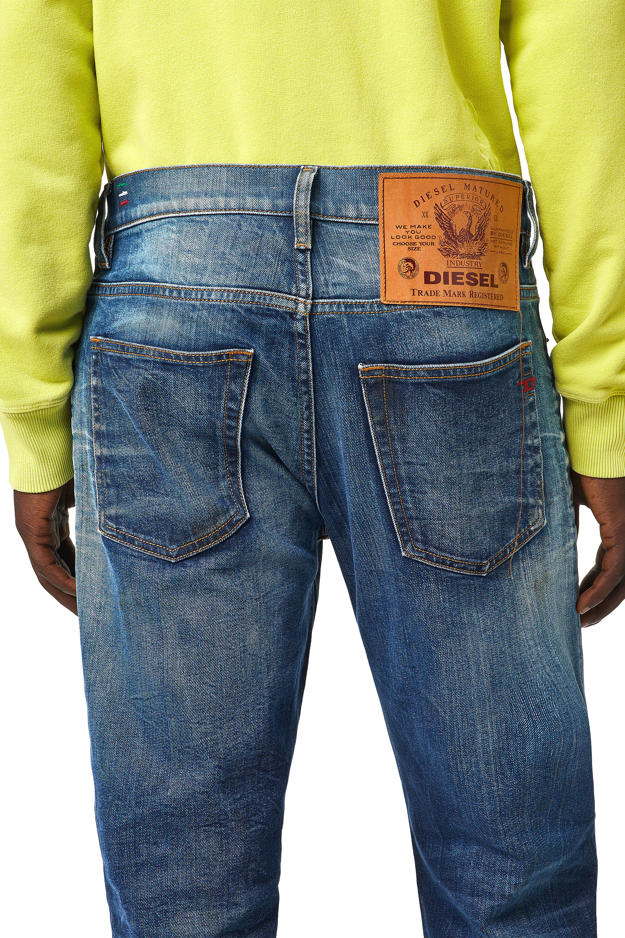D-FINING Man: Tapered Blue Jeans | Diesel