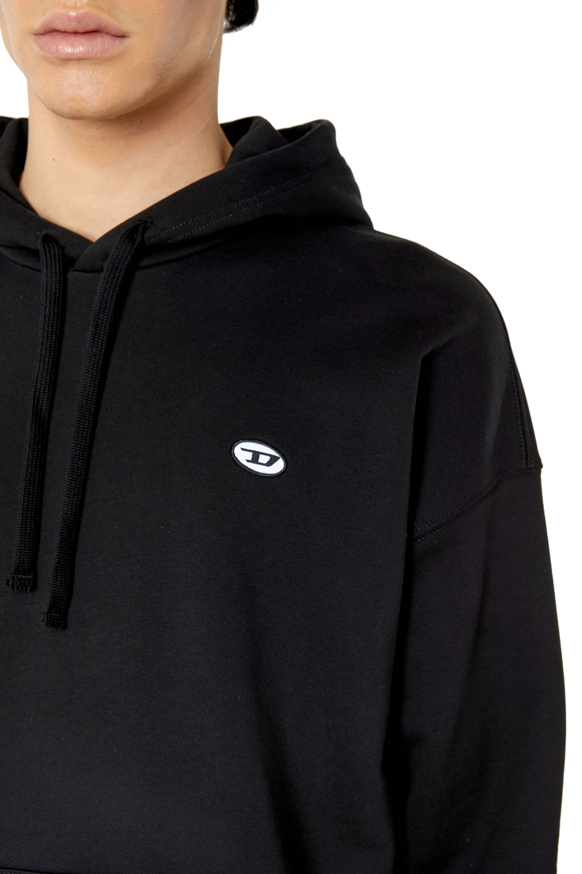 ★送料関税込★DIESEL S-ROB-DOVAL-PJ コットンスウェットシャツ Diesel S-Rob-Doval-PJ Cotton Sweatshirt | Black | FARFETCH JO