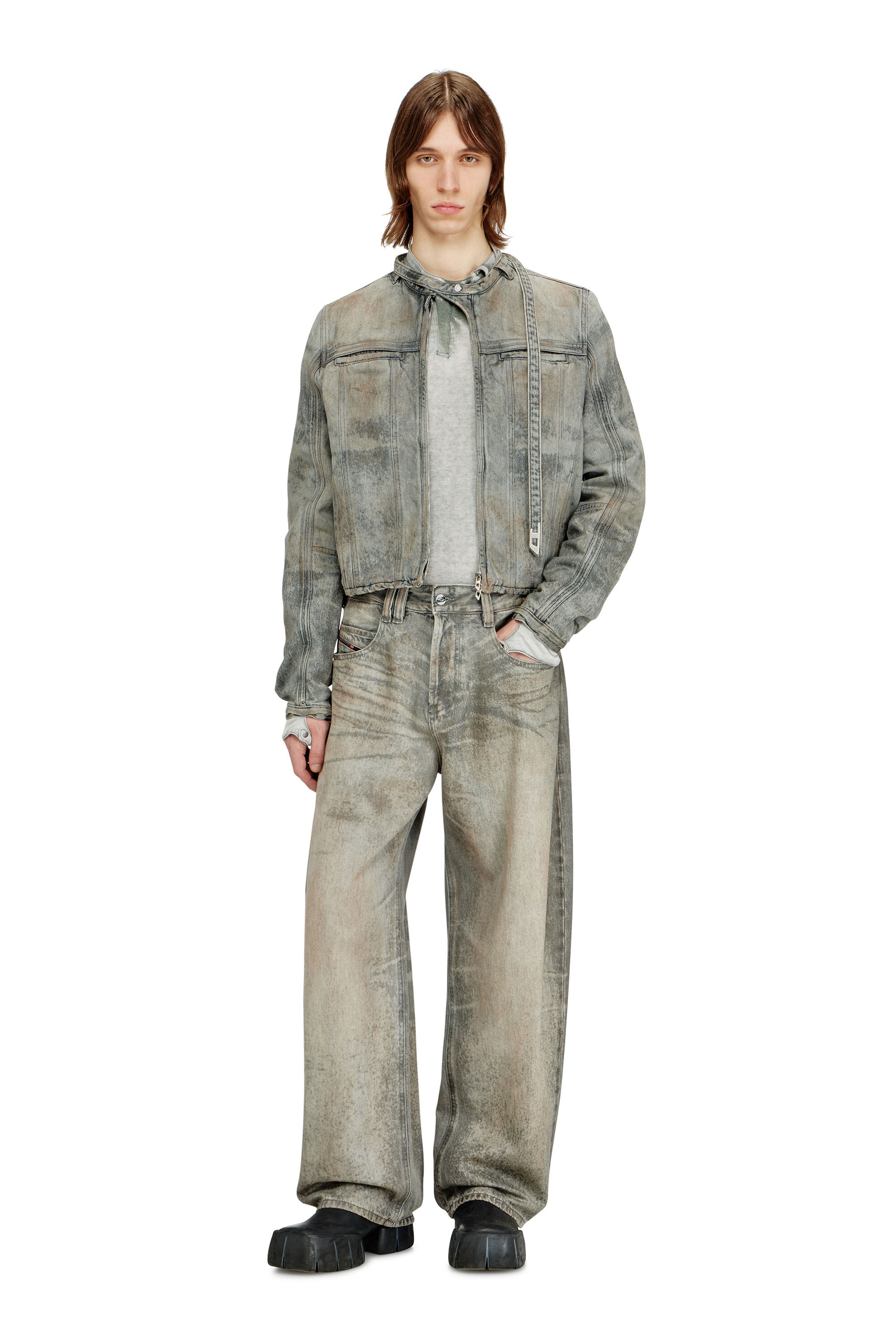 DEMEL　シシー Women's Relaxed Jeans | Grey | Diesel 1997 D-Enim-M