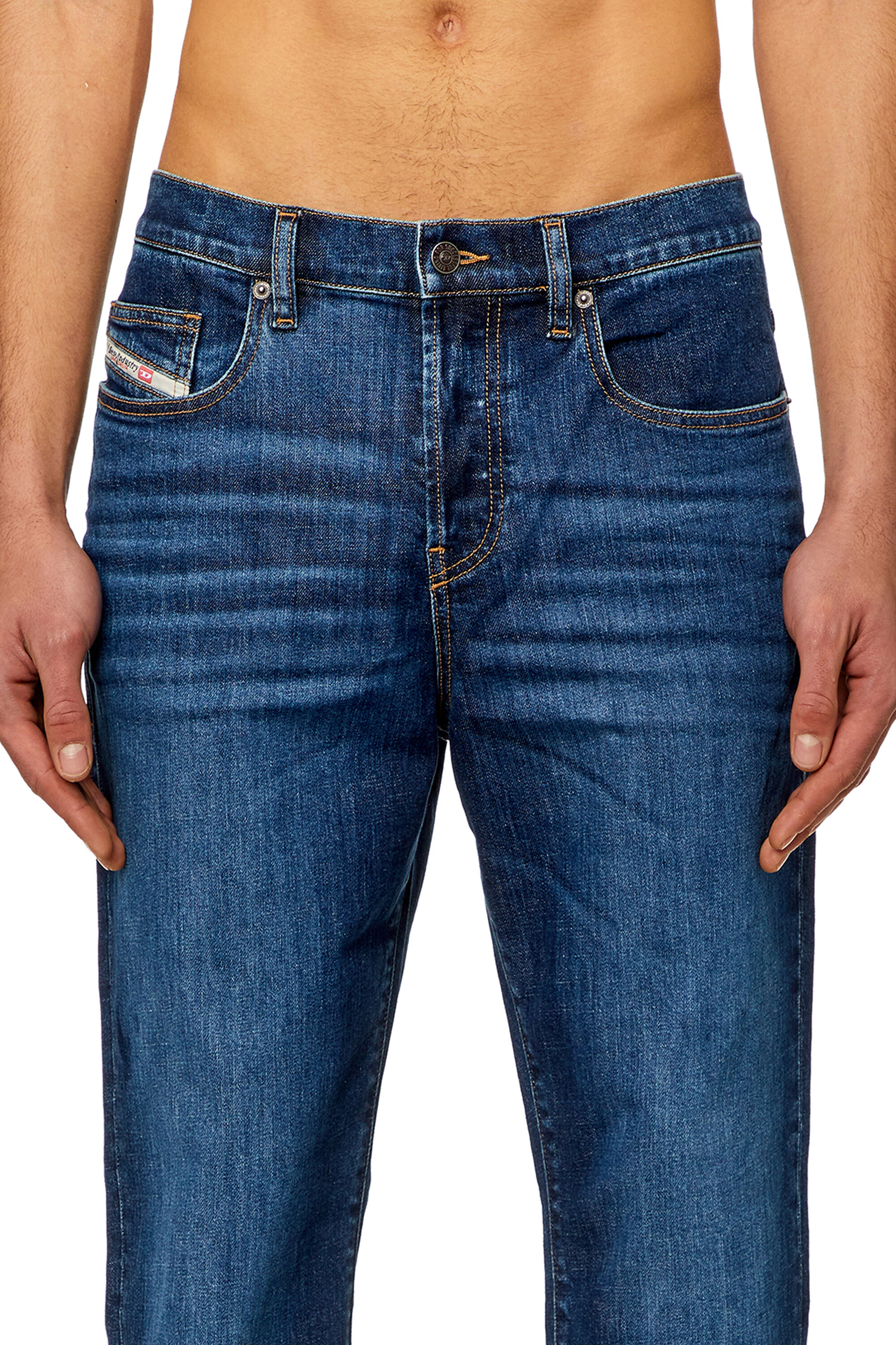 Men's Straight Jeans | Dark blue | Diesel 2020 D-Viker