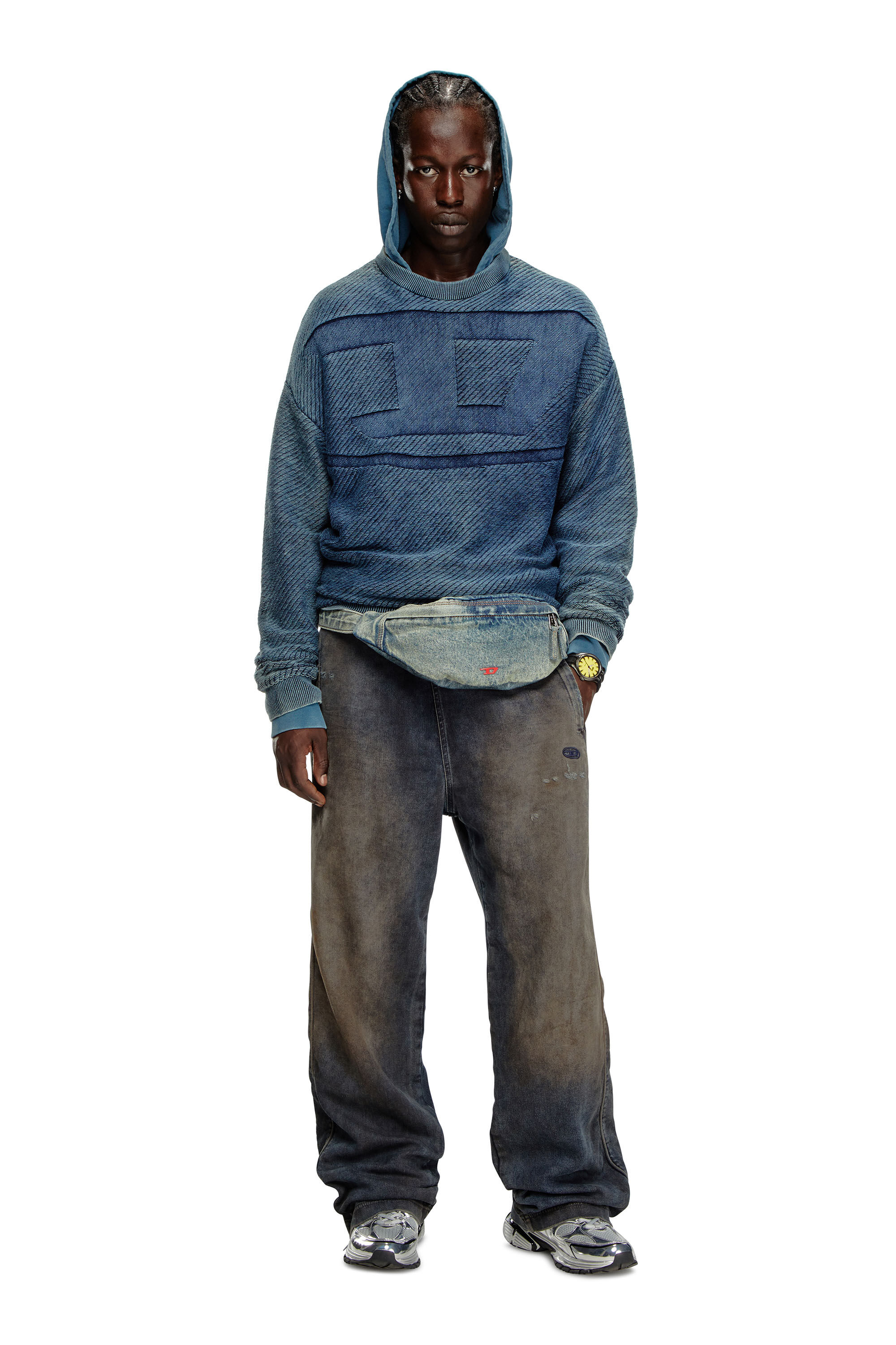 Denim blue jumper sale