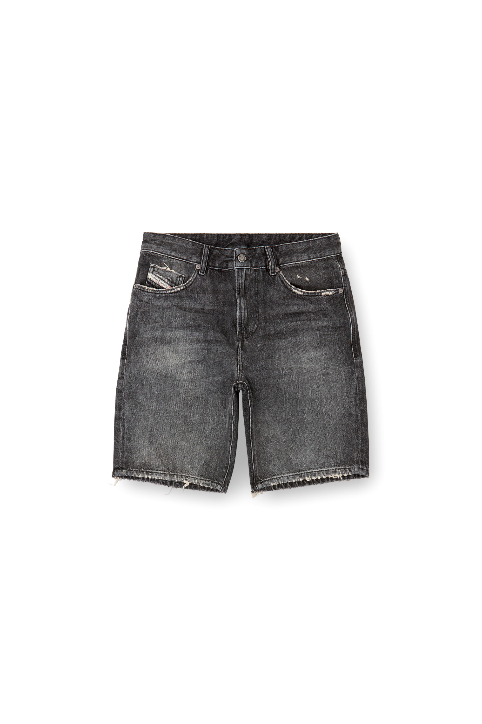 Men's Slim denim shorts | Black | Diesel