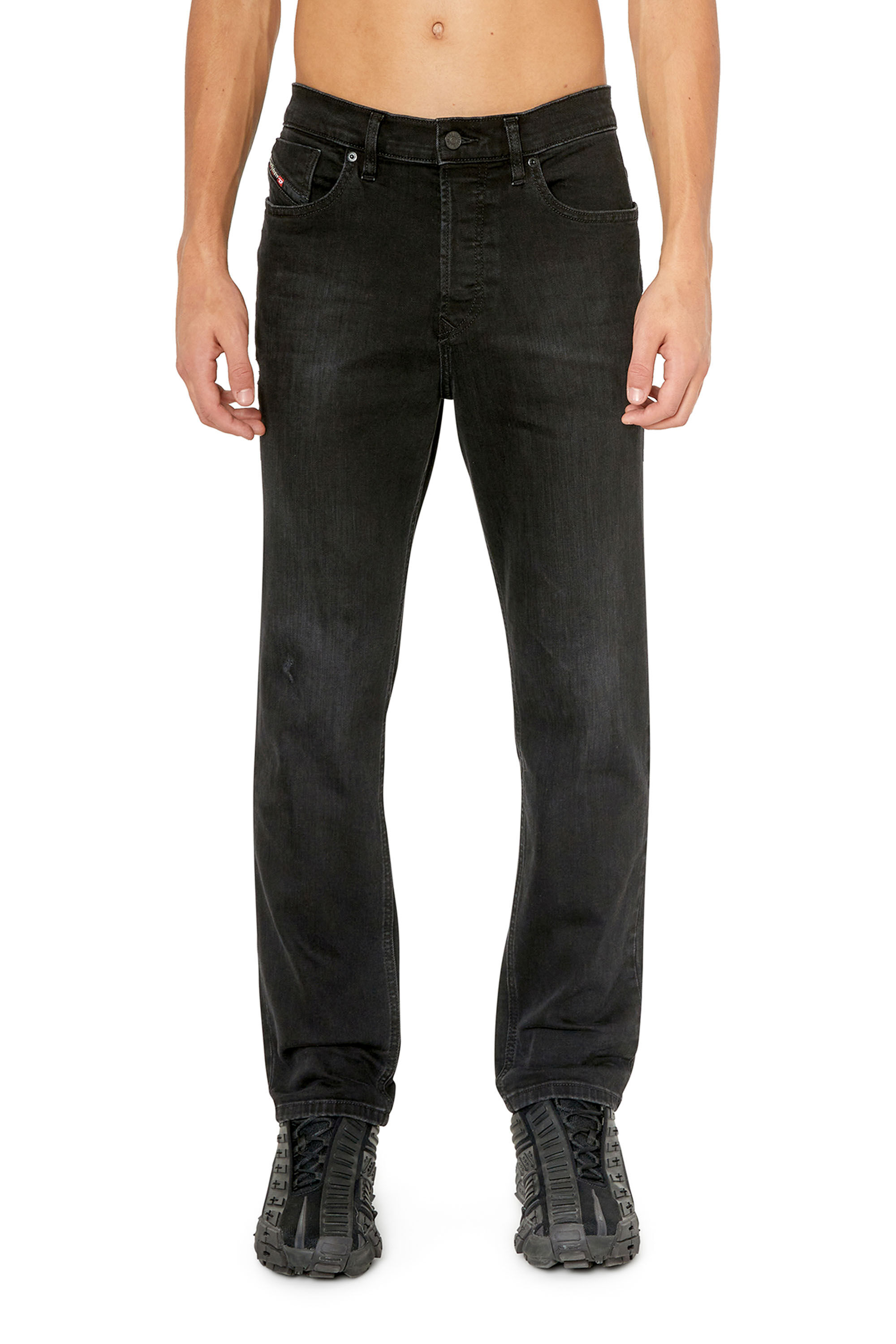 Diesel - 2005 D-Fining 0TFAS Tapered Jeans, Black/Dark grey - Image 3