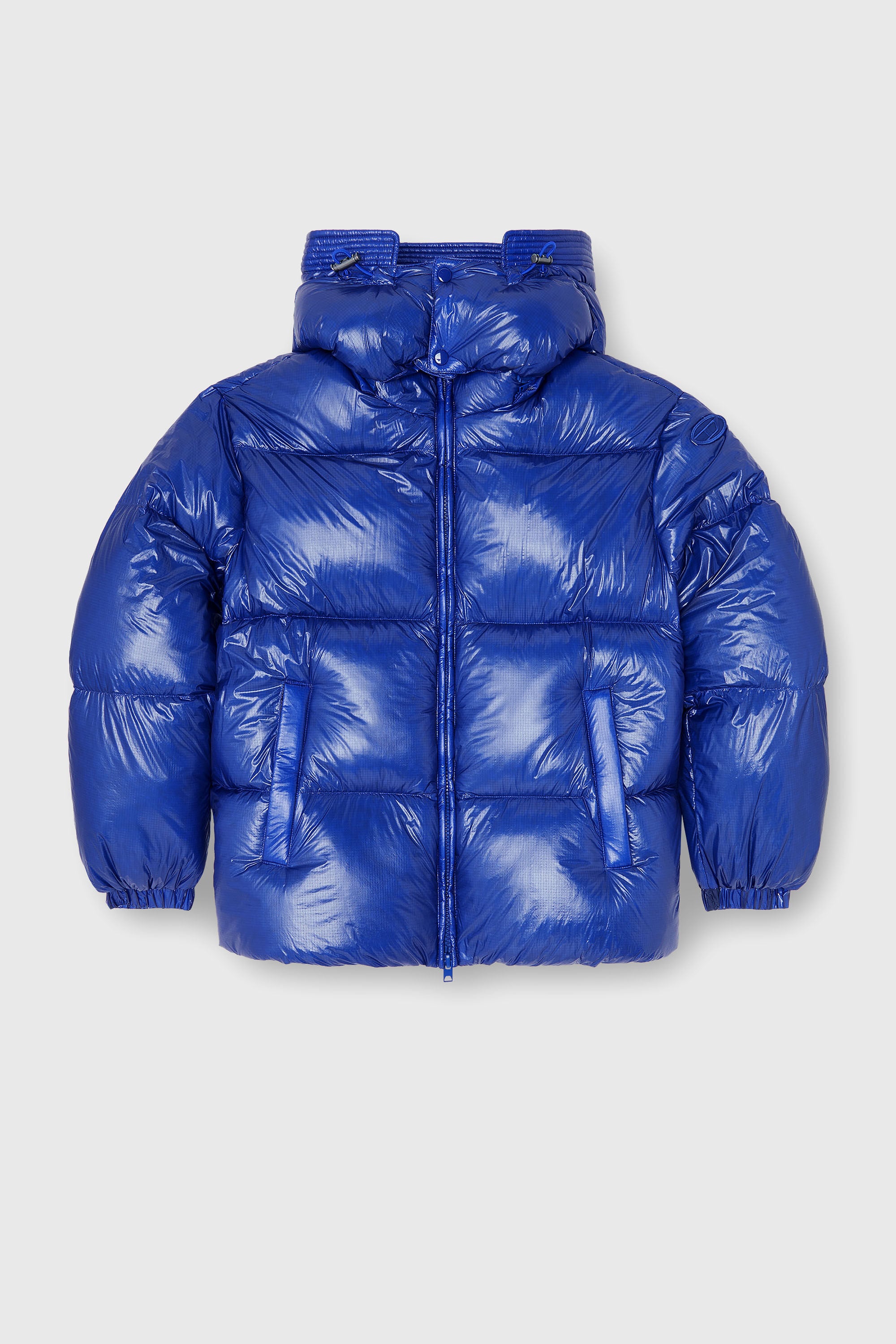 Diesel - W-ROLFYS-WRD-BKCP, Man's Down puffer jacket with detachable hood in Blue - 2