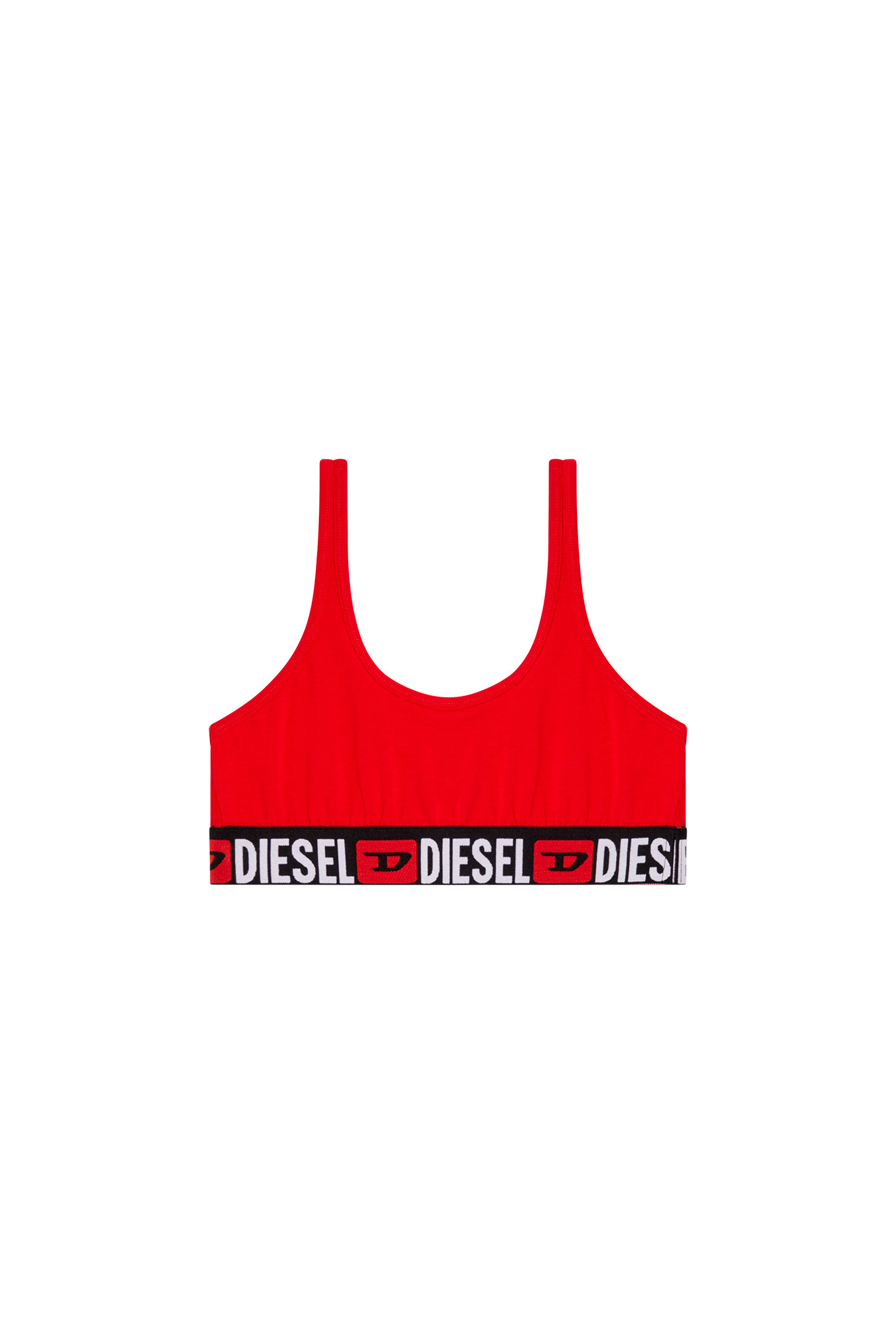 Women's Bralette with logo band | Red | Diesel