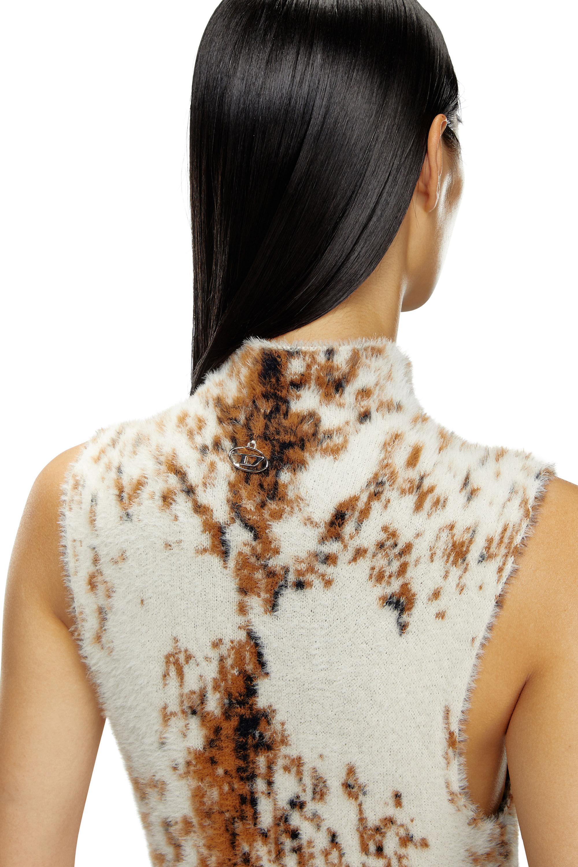 Women's Sleeveless turtleneck jumper | Multicolor | Diesel