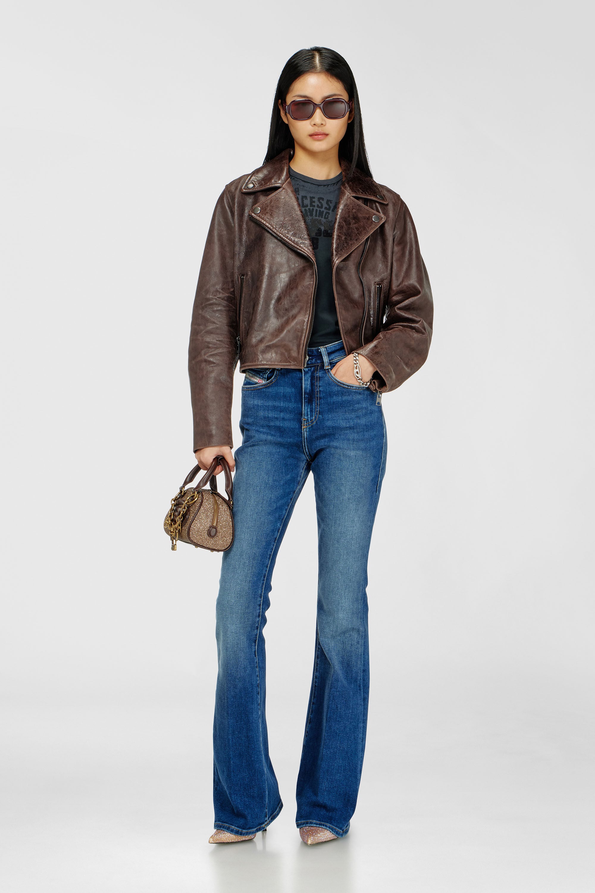 Diesel - Woman's Bootcut Jeans 1973 D-Partt 0ILDX, Medium blue - 2