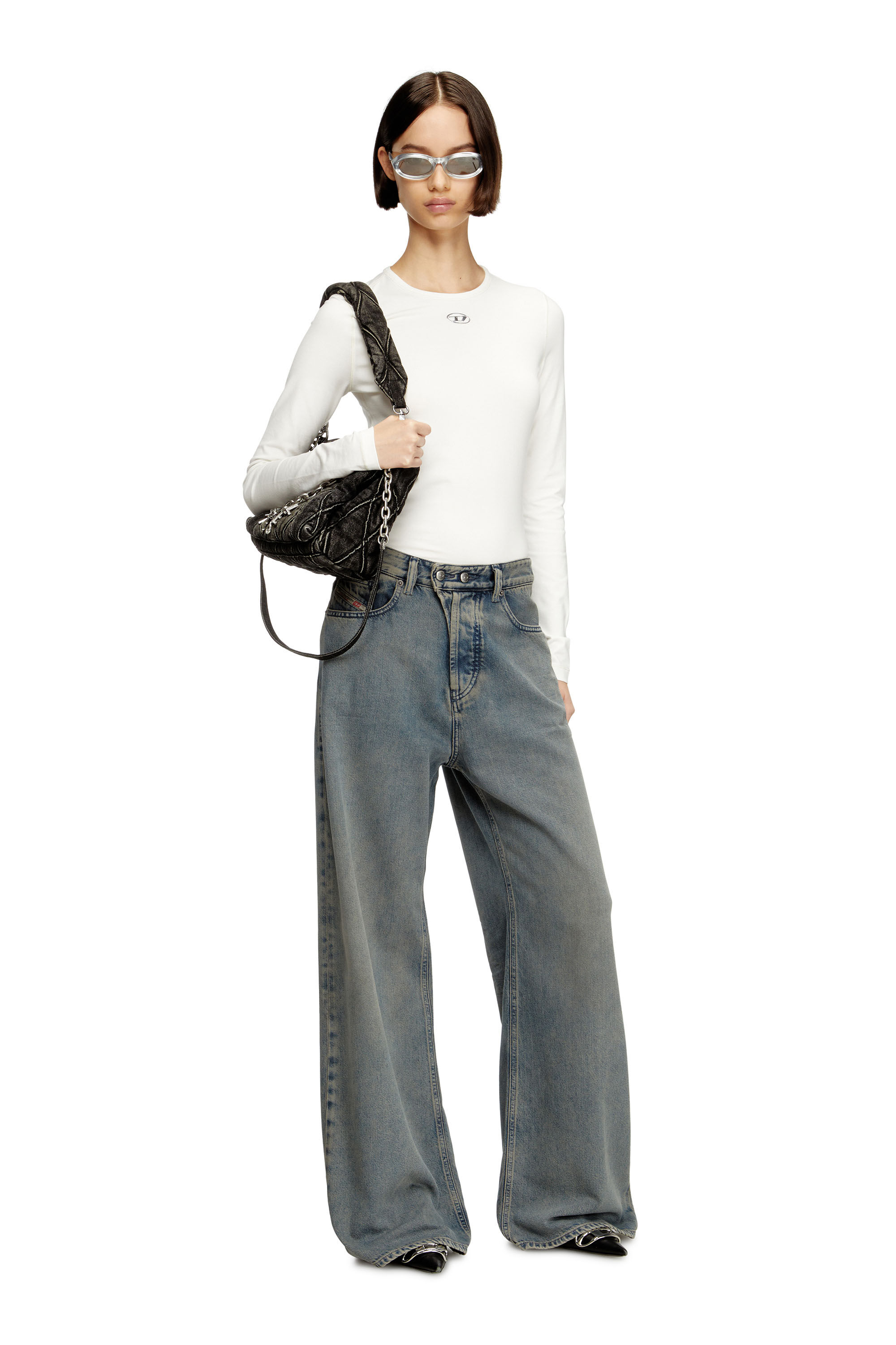 Women's Relaxed Jeans | Low Waist 1996 D-Sire | Medium blue
