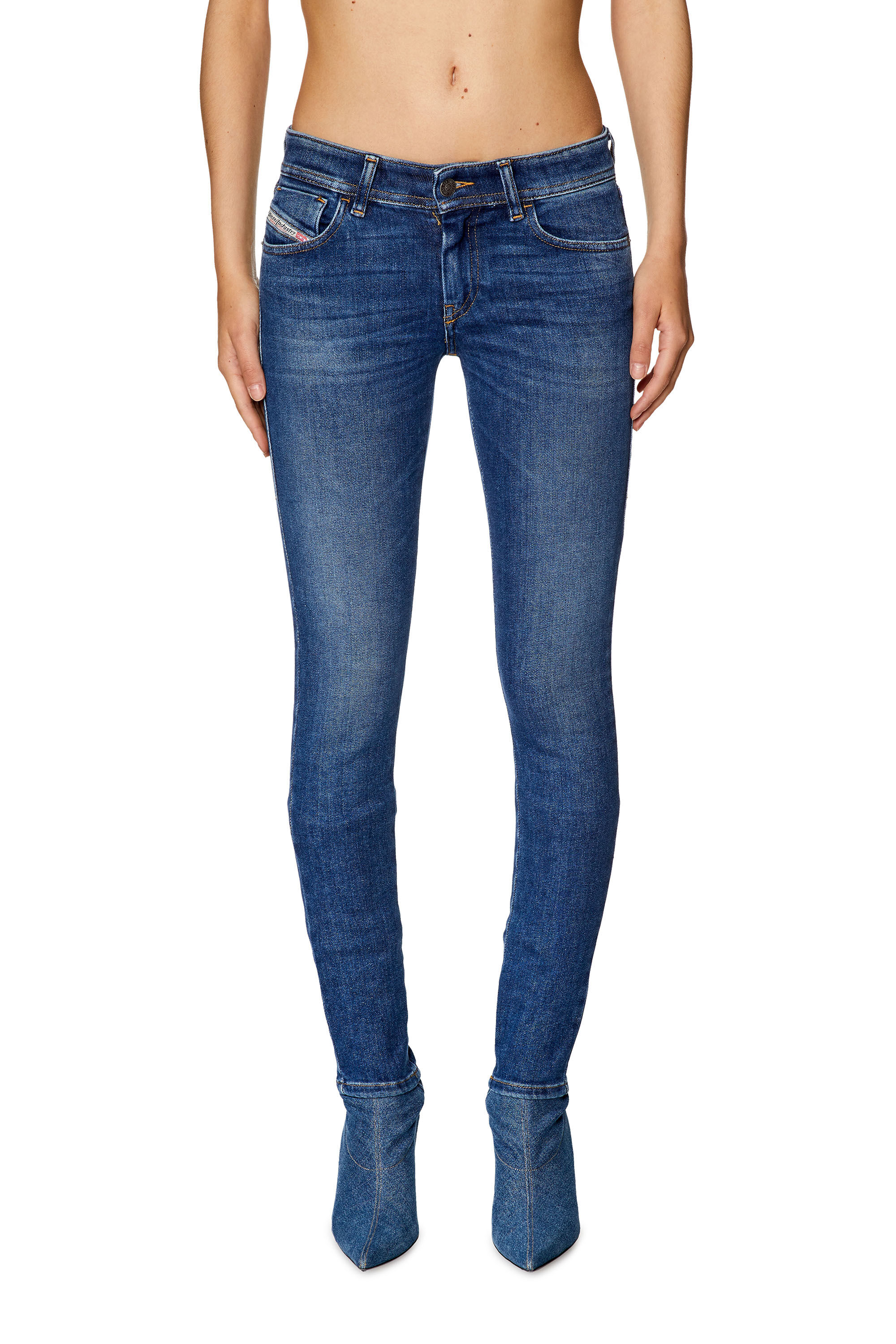 Women's Super skinny Jeans | Medium blue | Diesel 2018 Slandy-Low